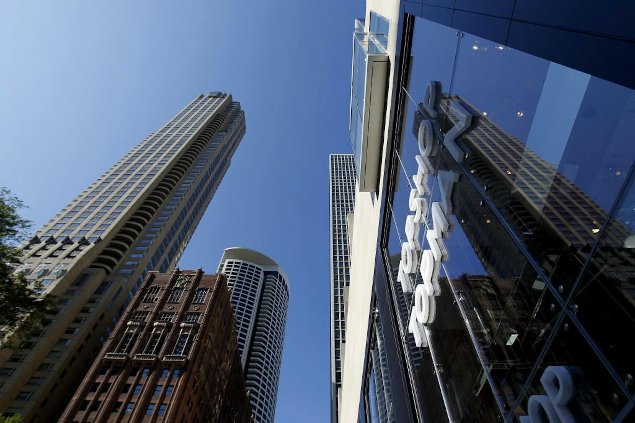 Topshop located on North Michigan Avenue in downtown Chicago.