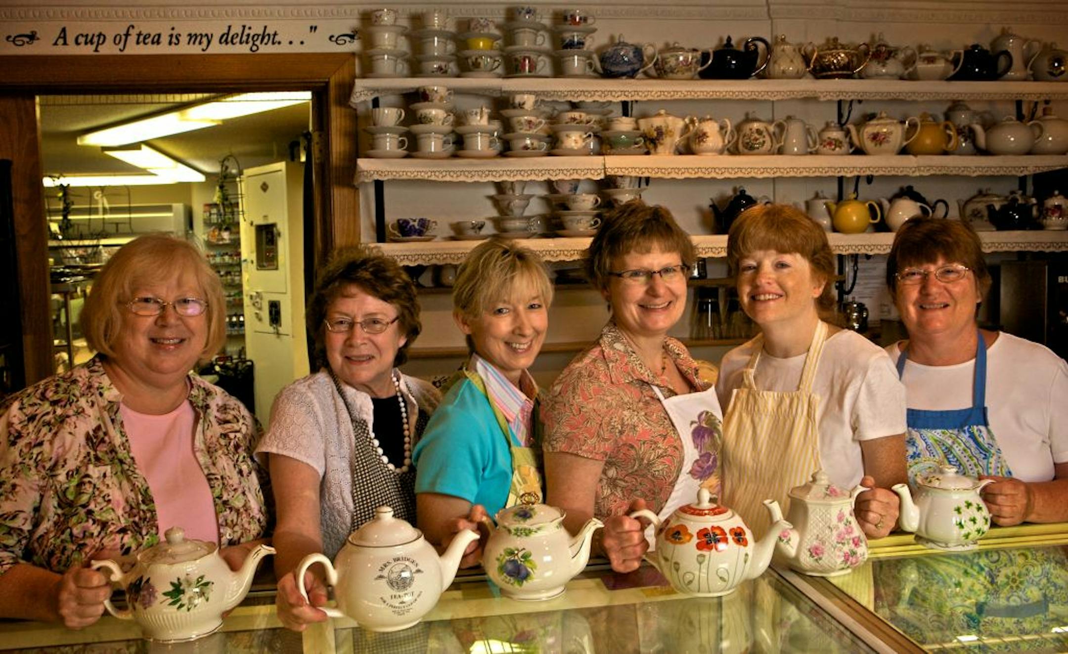 The ladies of the Avalon Tearoom & Pastry Shoppe will serve a proper Mother's Day tea on May 12.