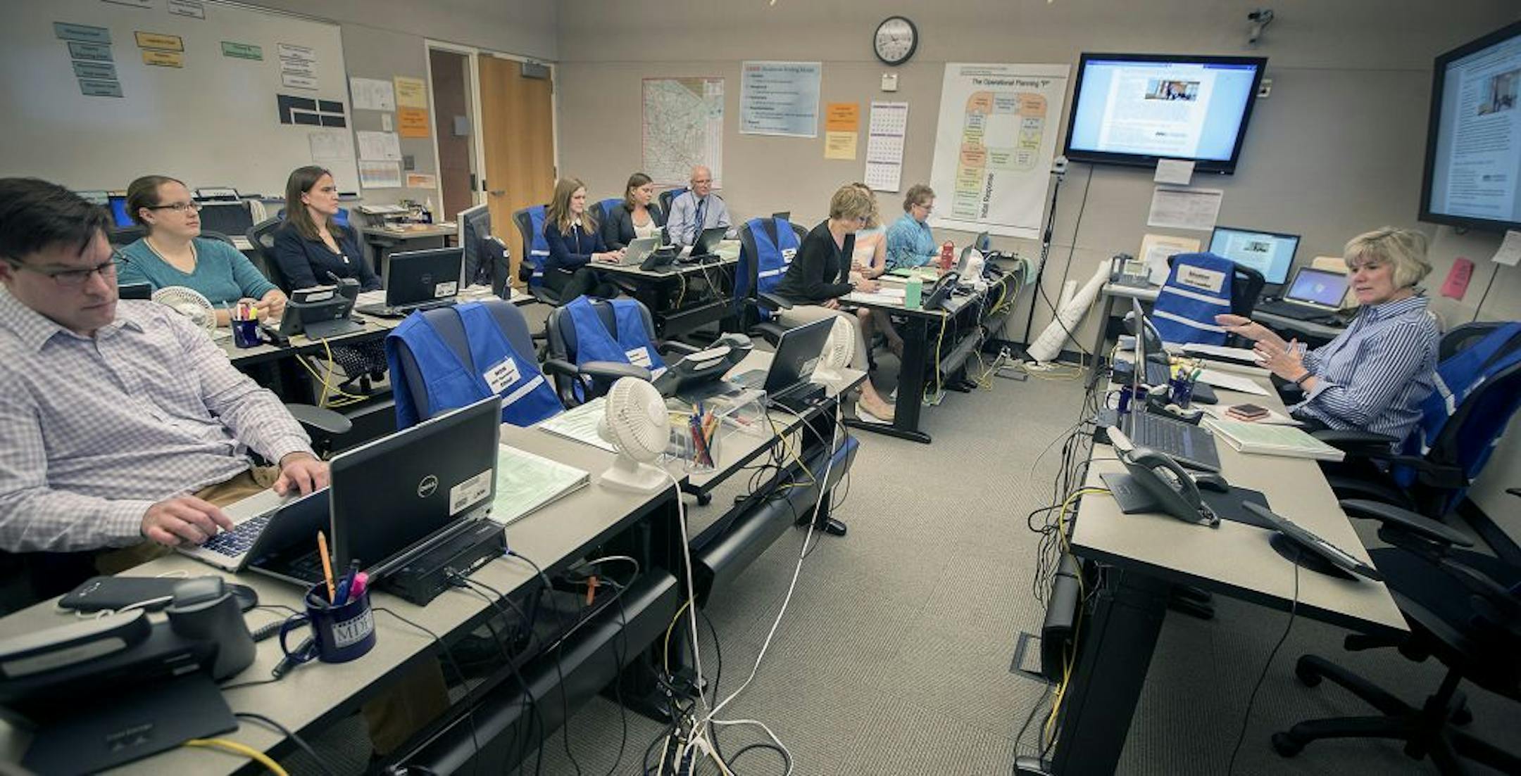 State Infectious Disease Director Kris Ehresmann led a May conference call with counties and local health agencies to address the measles outbreak. After nearly five months, the outbreak looks to be over.