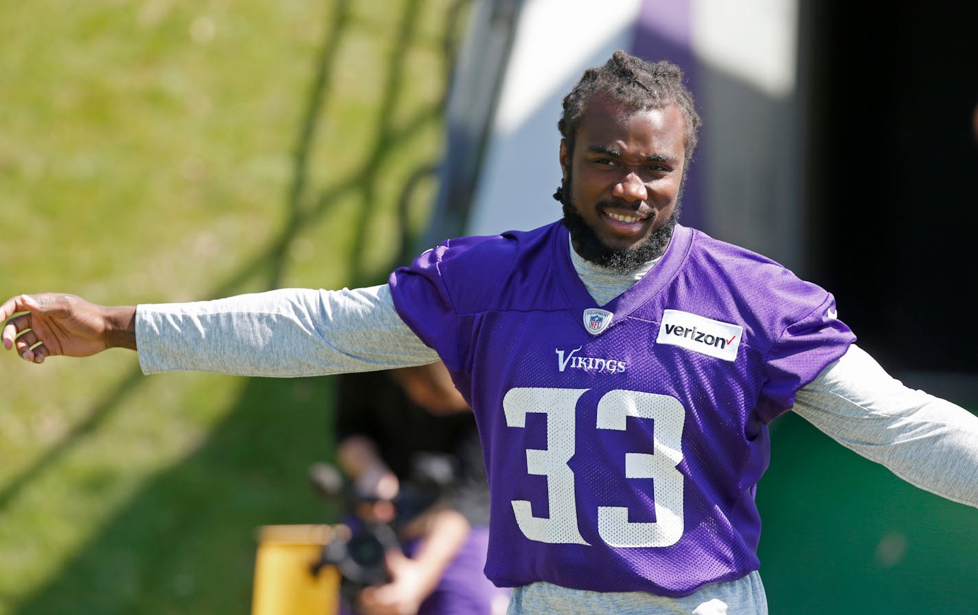 Vikings rookie running back Dalvin Cook