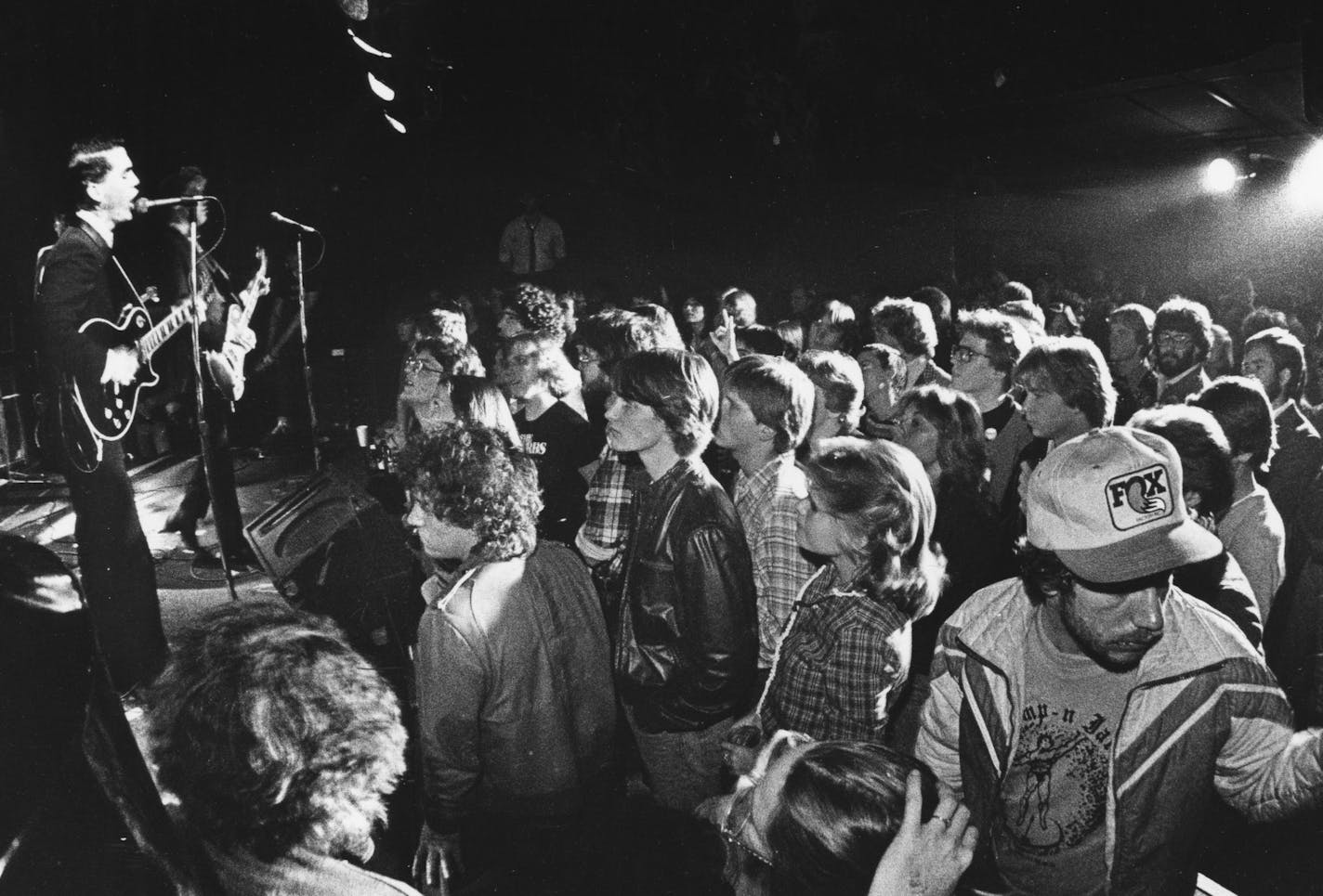 "the Suburbs Band" - staff photo David Brewster, - A 1980's Suburbs show at the Longhorn bar. From left, Beej Chaney , Bruce Allen,