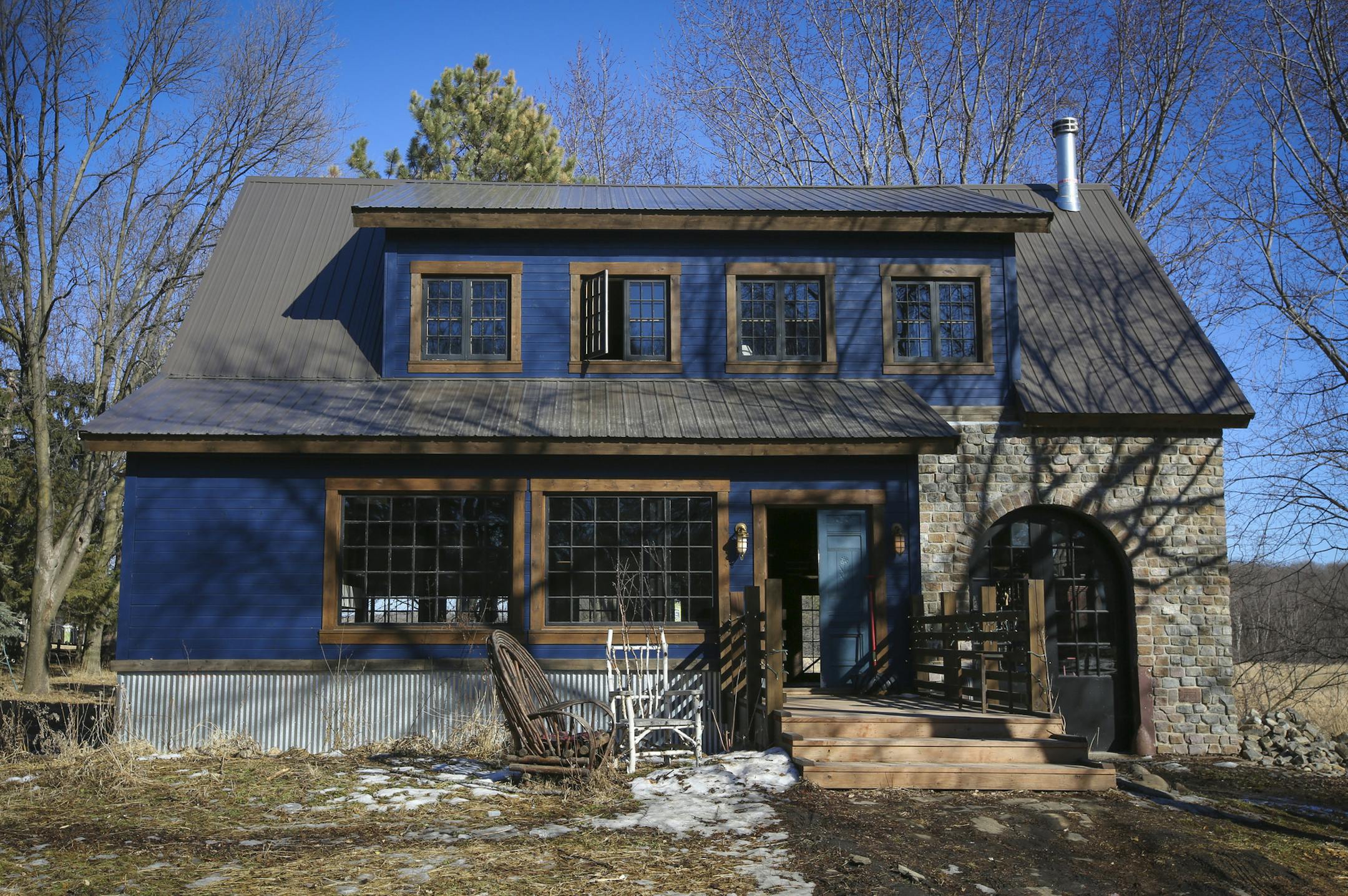 Judy and Kent Hodder's studio barn on their property in Wayzata, Minn., on Tuesday, March 10, 2015. ] RENEE JONES SCHNEIDER • reneejones@startribune.com