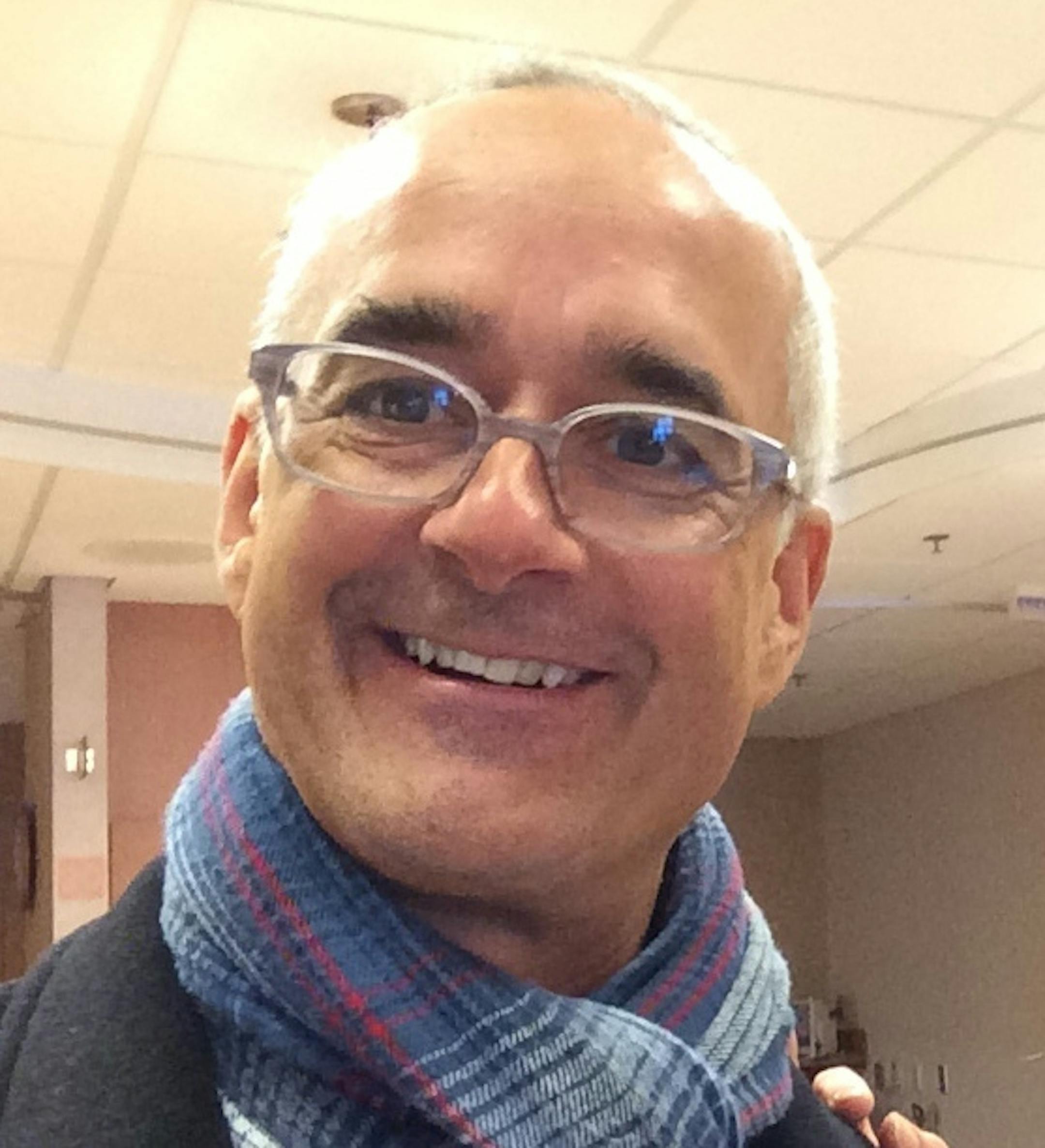 Albert "Alby" Zatkoff with nurse Allie Anderson