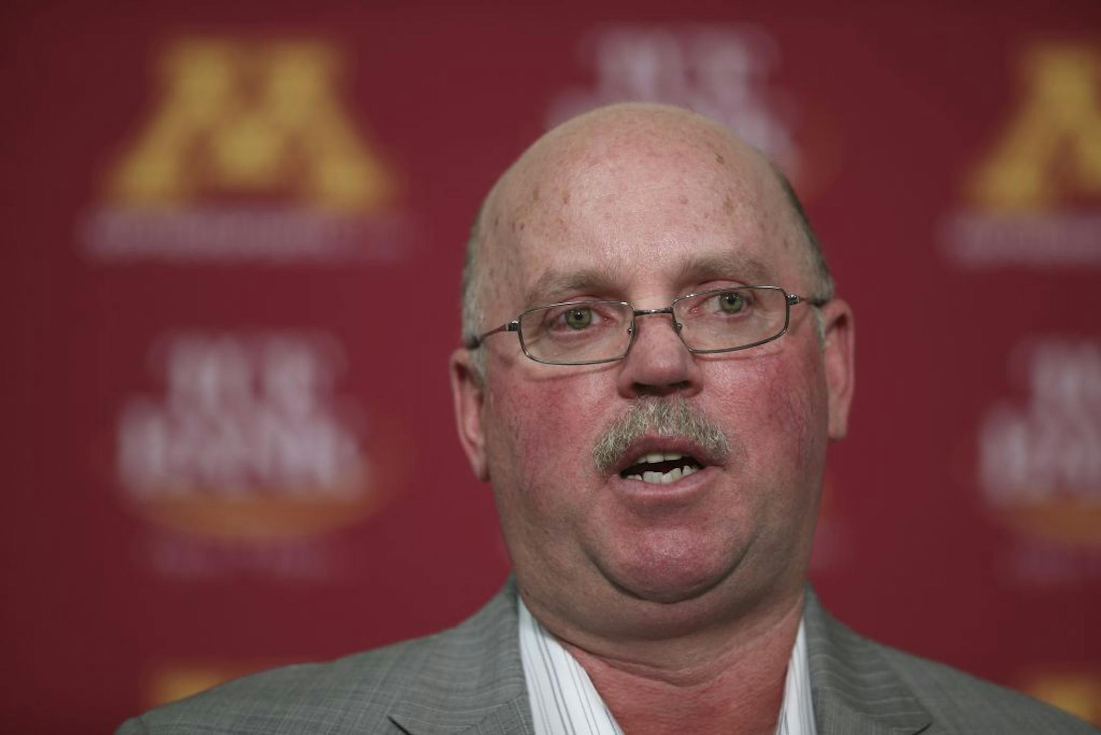 University of Minnesota head football coach Jerry Kill.