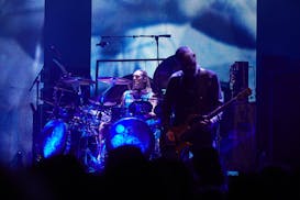 Drummer Danny Carey and bassist Justin Chancellor fueled Tool’s mighty rhythms at Target Center on Sunday. 