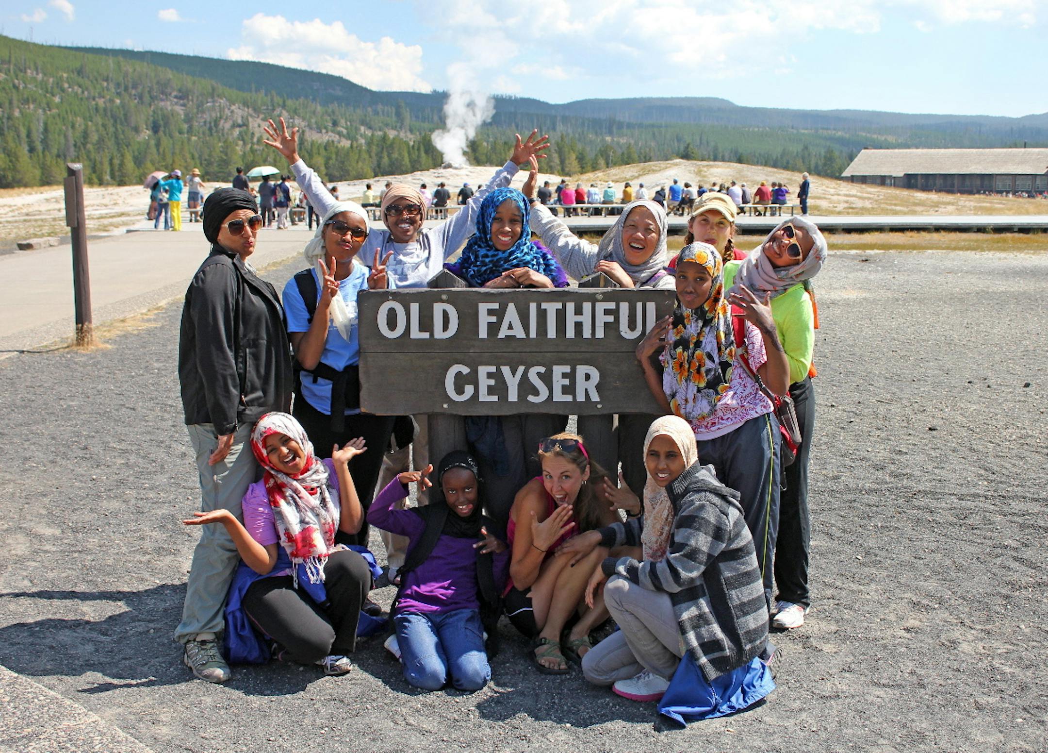 Wilderness Inquiry photo: A group of Somali-American girls is headed to Yellowstone National Park next week as part of a joint project between a Somali youth group and Wilderness Inquiry. This photo is from last year, when a similar trip proved highly successful.