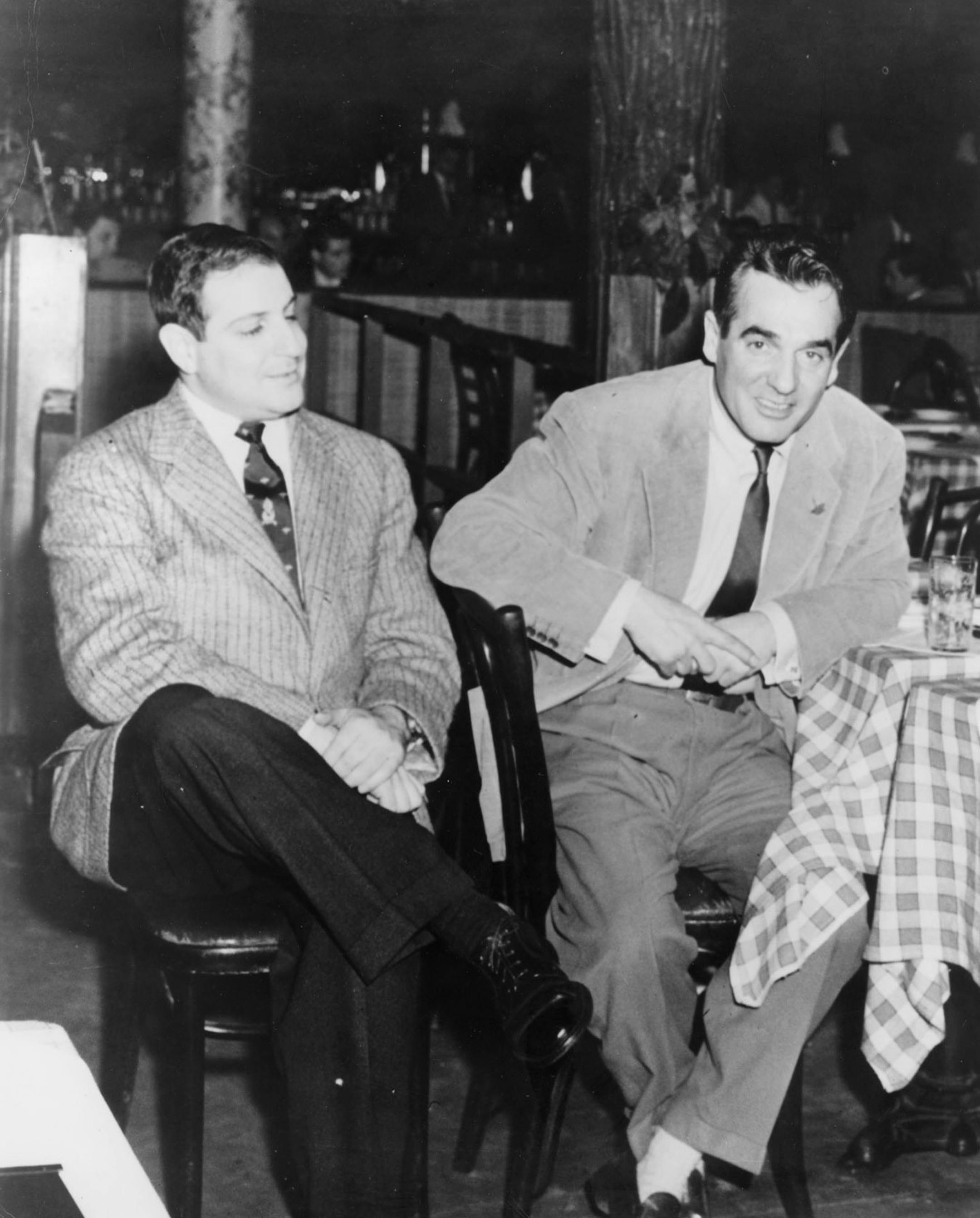 Leigh Kamman with Gene Krupa (1954)