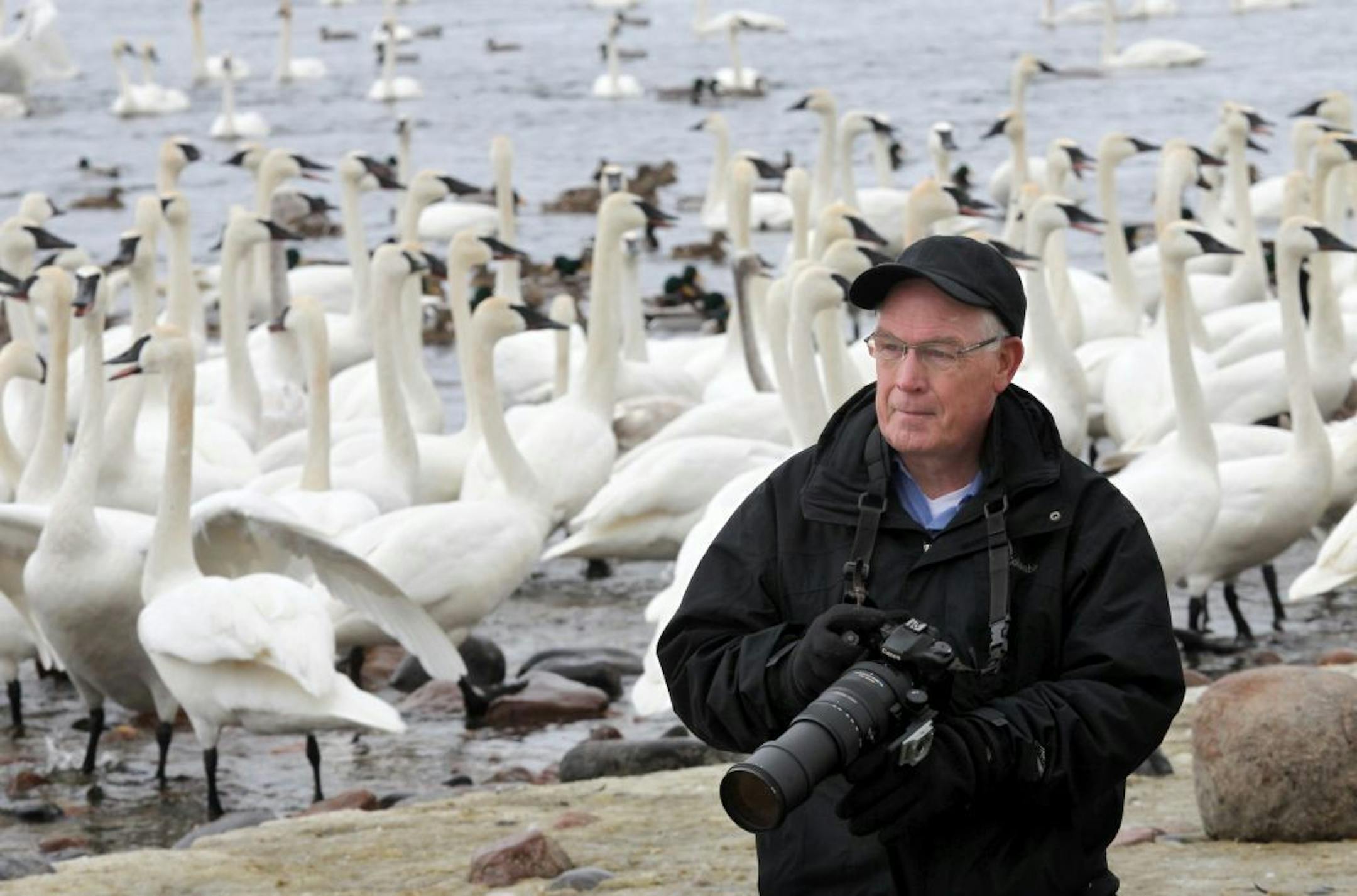 Carrol Henderson, head of the DNR's non-game wildlife program for 35 years.
