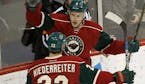 Nino Niederreiter and Charlie Coyle during their time with the Wild. Both were traded this season.