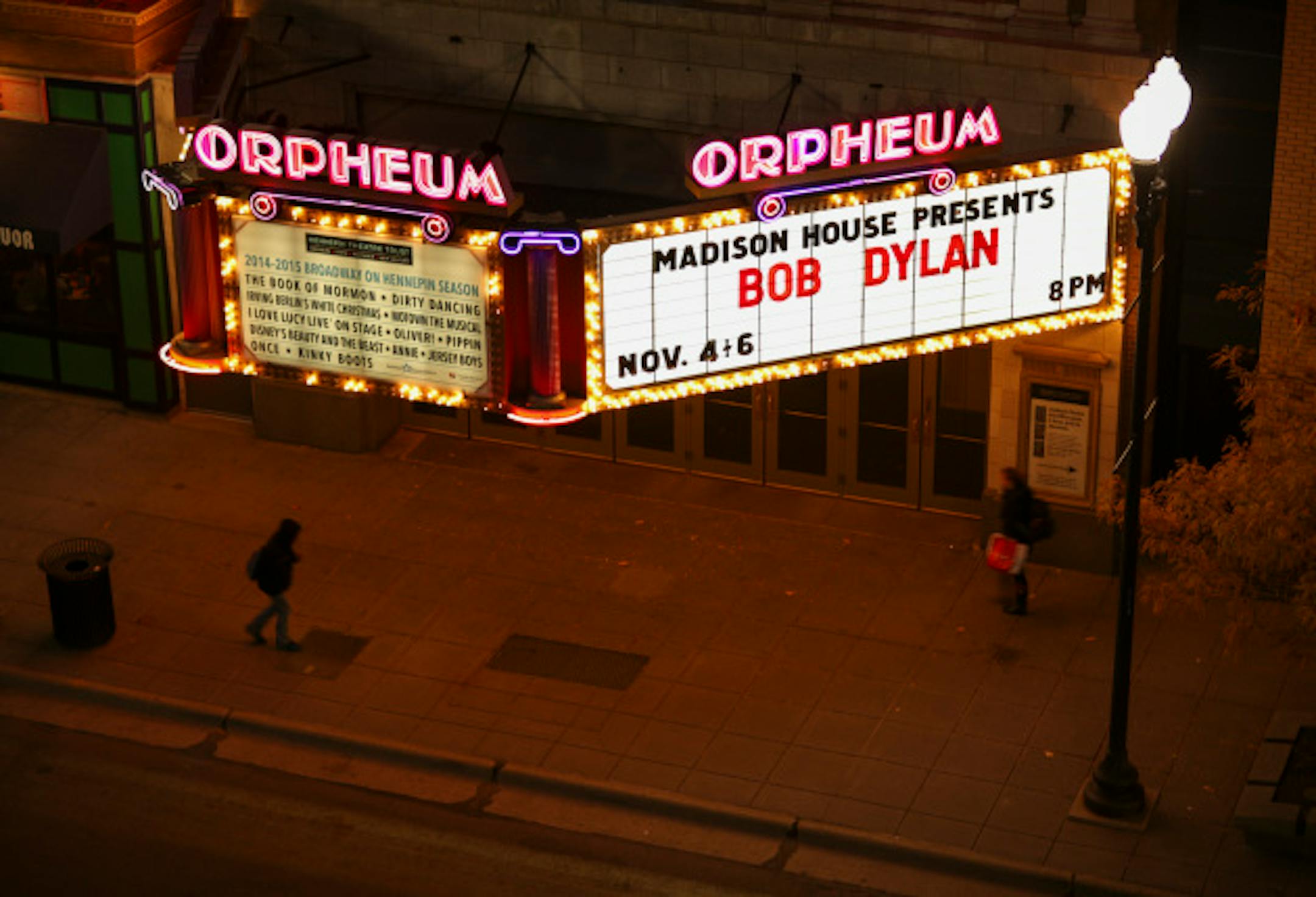 Before the marquee changed. / Jeff Wheeler, Star Tribune