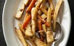 Parsnips serve as a practical root vegetable