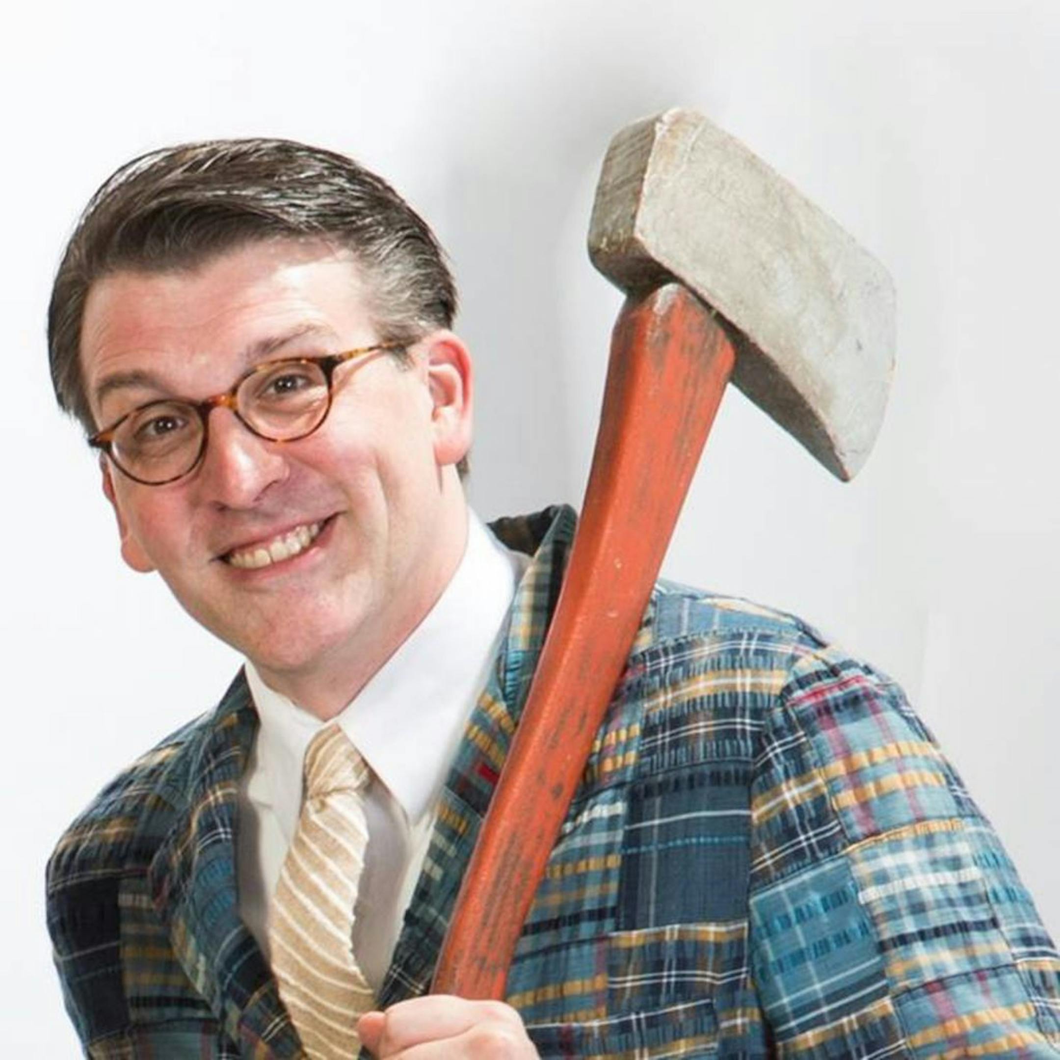 Bradley Greenwald in "Noises Off" at the Jungle Theater.