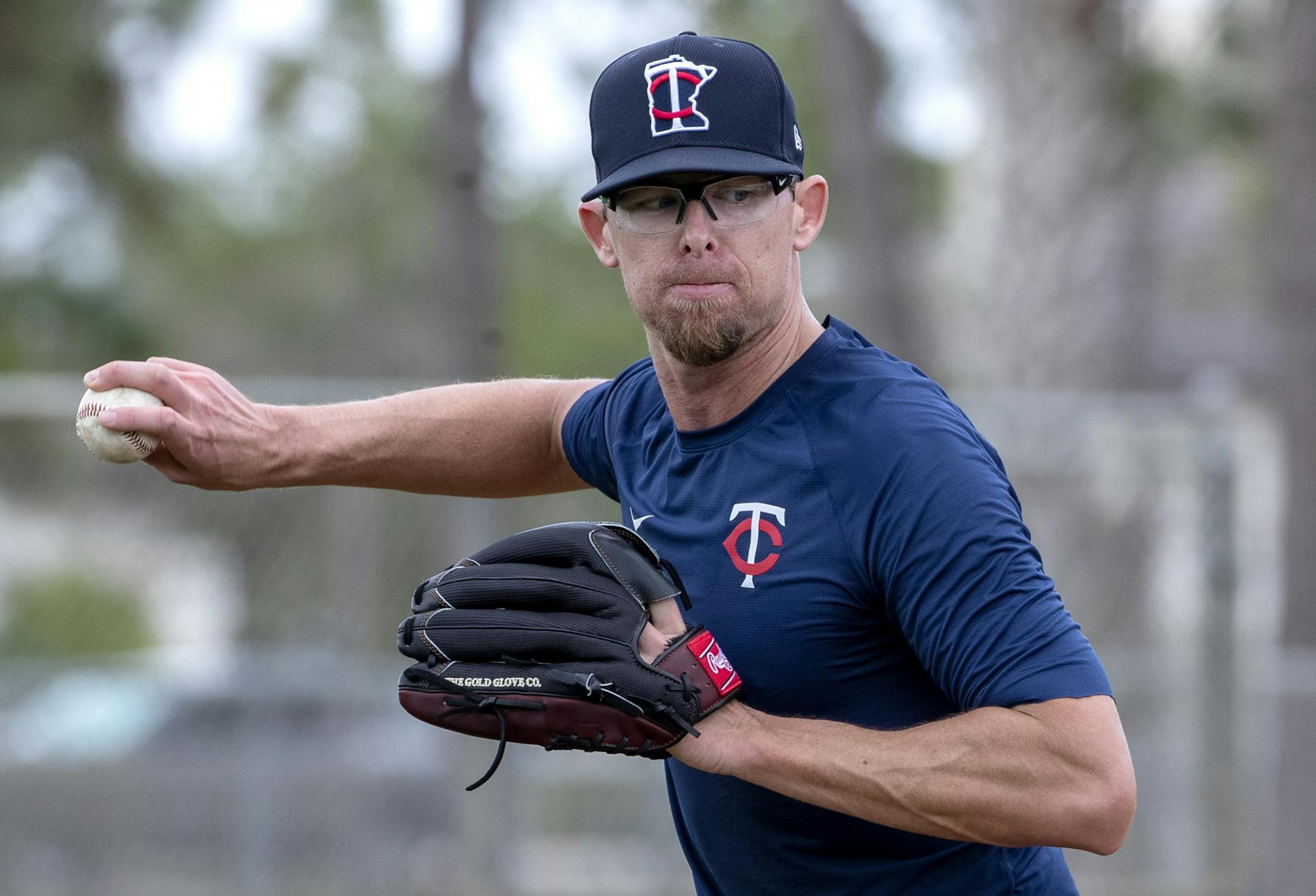 Minnesota Twins pitcher Tyler Clippard (36).