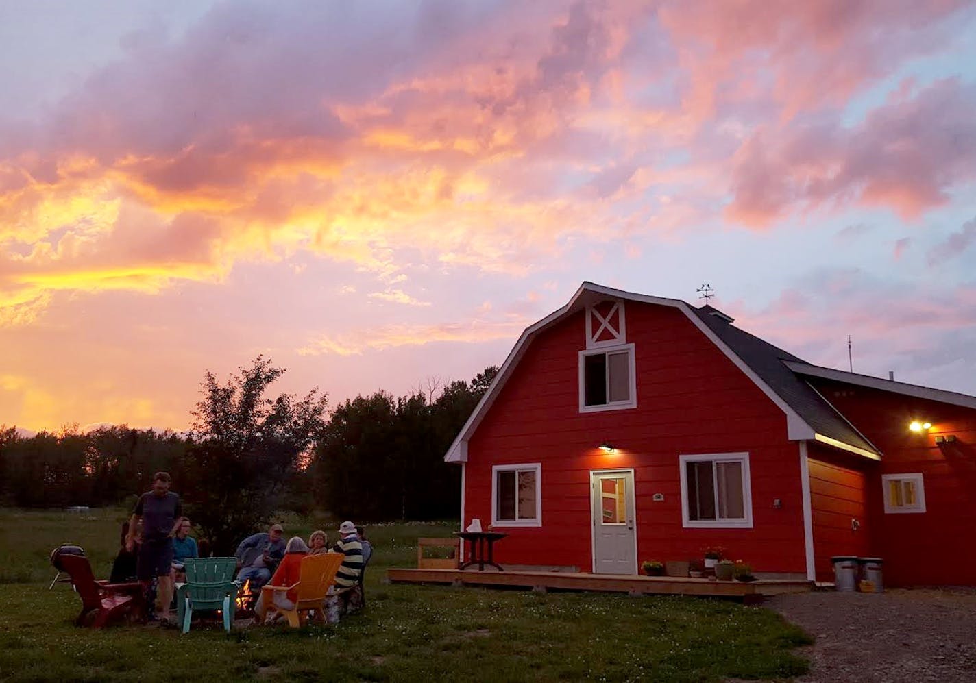 At the Hungry Hippie Hostel in Grand Marais, a transformed barn holds five private rooms and a bunk room. photo provided by Hungry Hippie Hostel