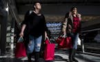 Shannon Visser of north Minneapolis and Lori Holland of Eagan shopped Monday, March 11 at the Mall of America in Bloomington.