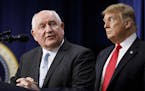 Agriculture Secretary Sonny Perdue and President Donald Trump at the signing ceremony for the $867 billion farm bill in Washington, Dec. 20, 2018. The