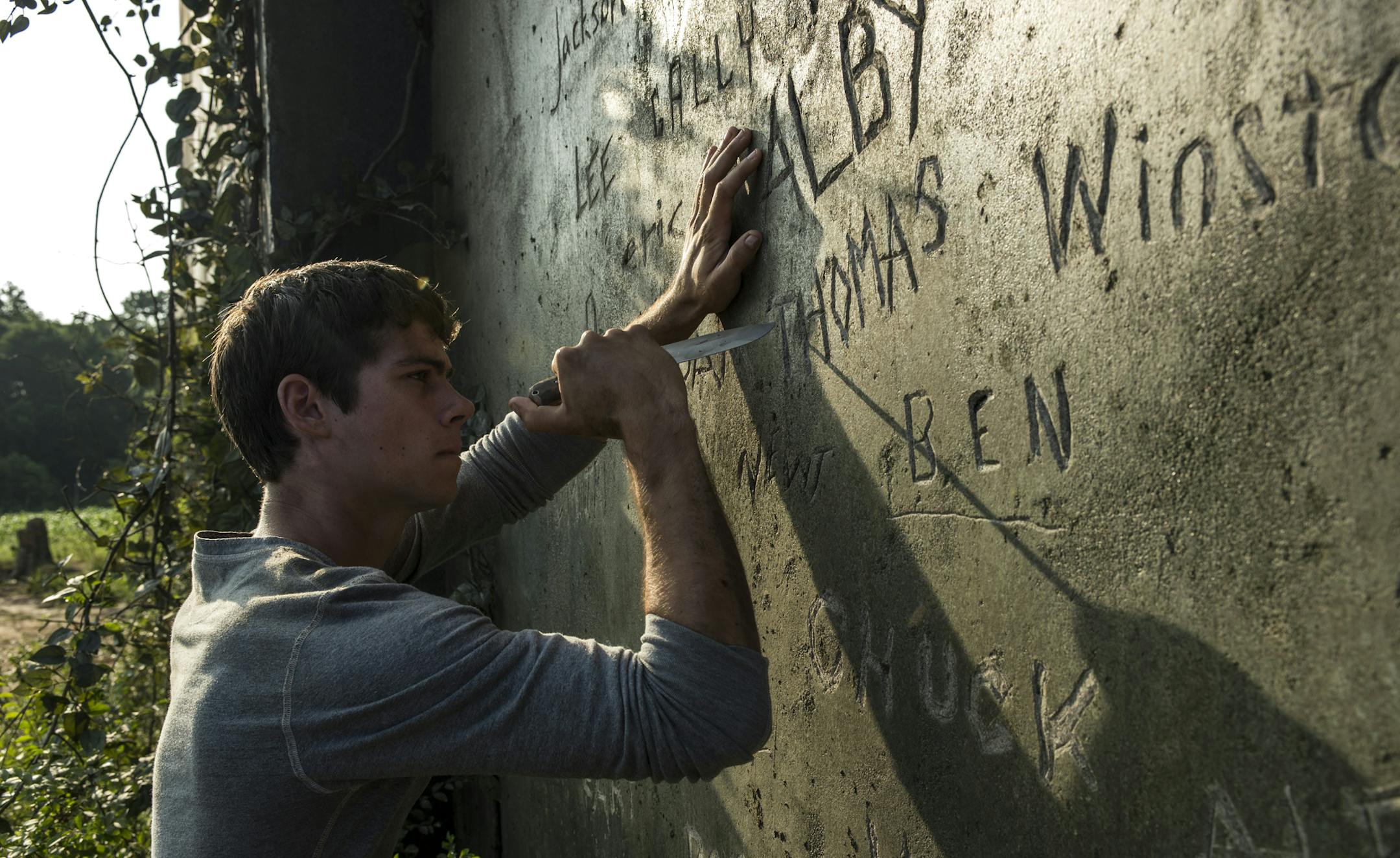 THE MAZE RUNNER Dylan O'Brien stars as Thomas in THE MAZE RUNNER. Ph: Ben Rothstein TM and ¬© 2014 Twentieth Century Fox Film Corporation. ¬†All Rights Reserved. ¬†Not for sale or duplication. ORG XMIT: MIN1409170855302253