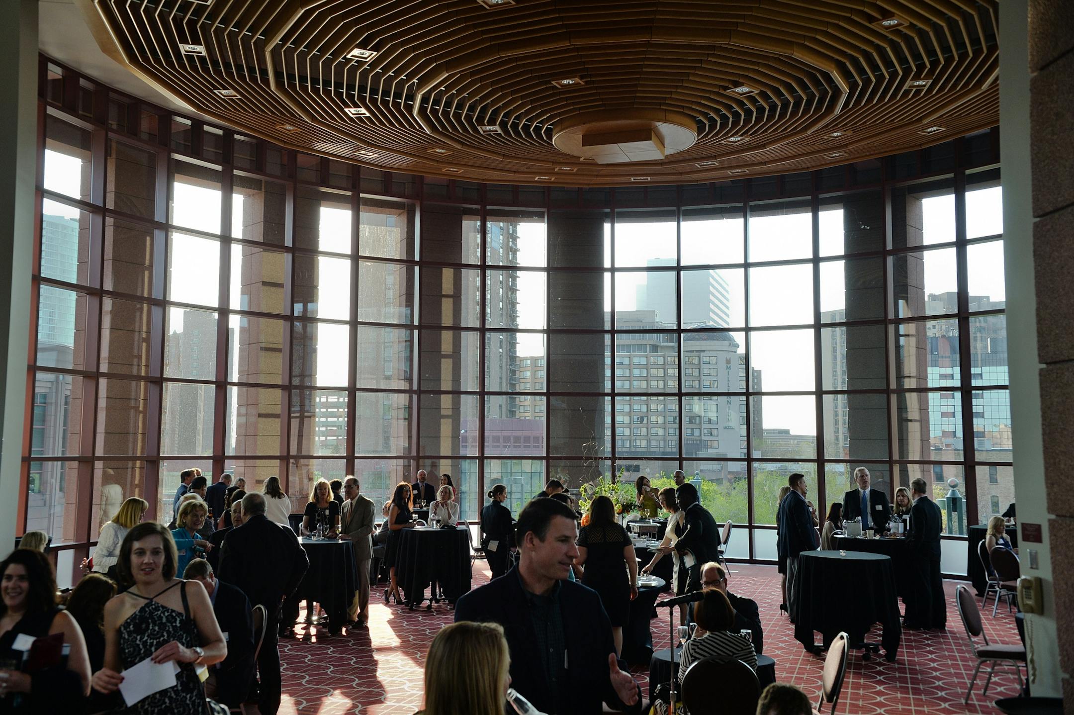 The Seasons Rotunda in the Minneapolis Convention Center hosted the invitation-only cocktail pre-party in celebration of the PACER Center's Annual Fundraiser featuring Crosby, Stills & Nash.