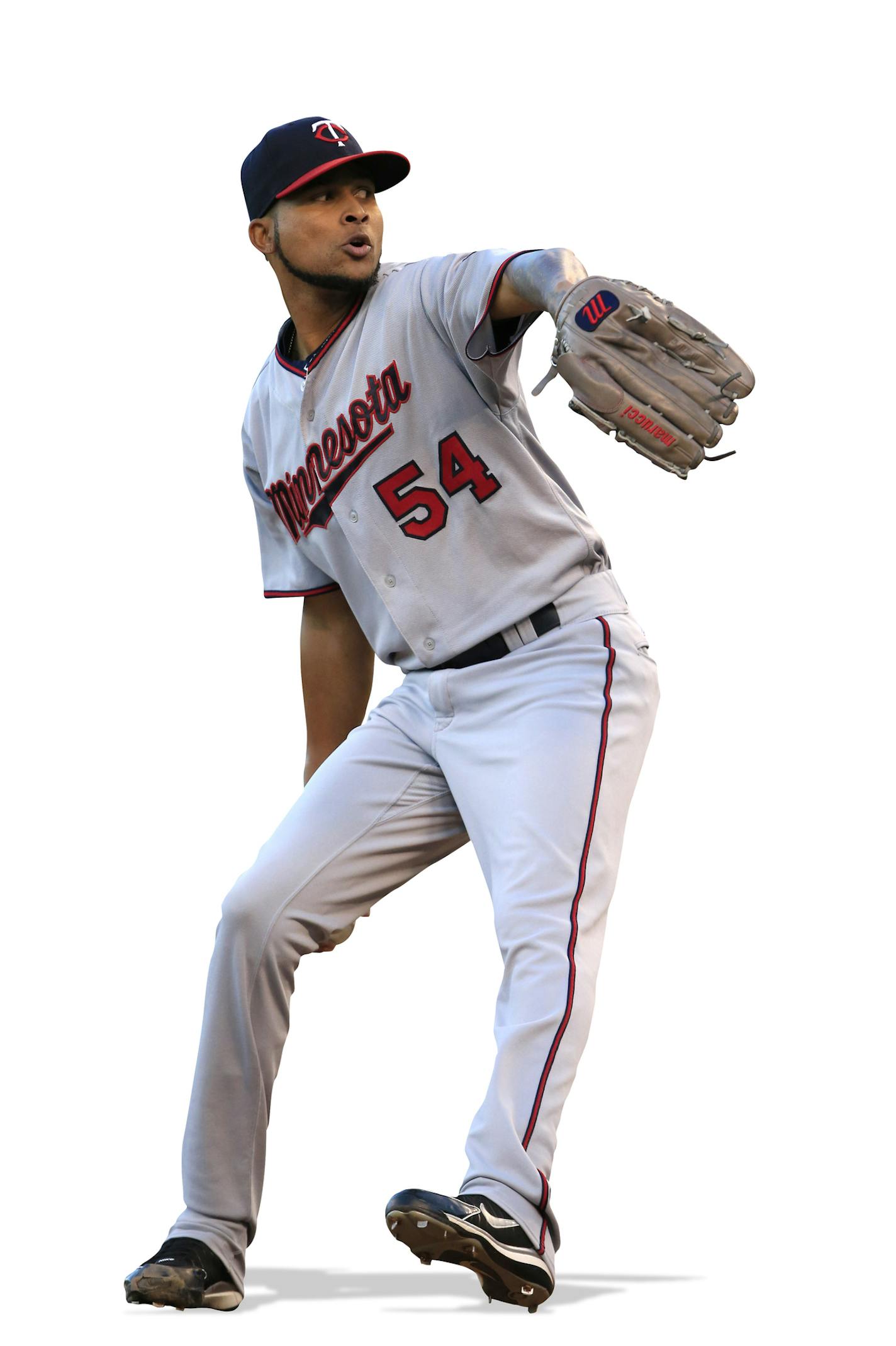 Minnesota Twins starting pitcher Ervin Santana during a baseball game against the Kansas City Royals at Kauffman Stadium in Kansas City, Mo., Wednesday, Sept. 28, 2016. (AP Photo/Orlin Wagner) ORG XMIT: OTKOW ORG XMIT: MIN1611112319320800 ORG XMIT: MIN1611122049181000