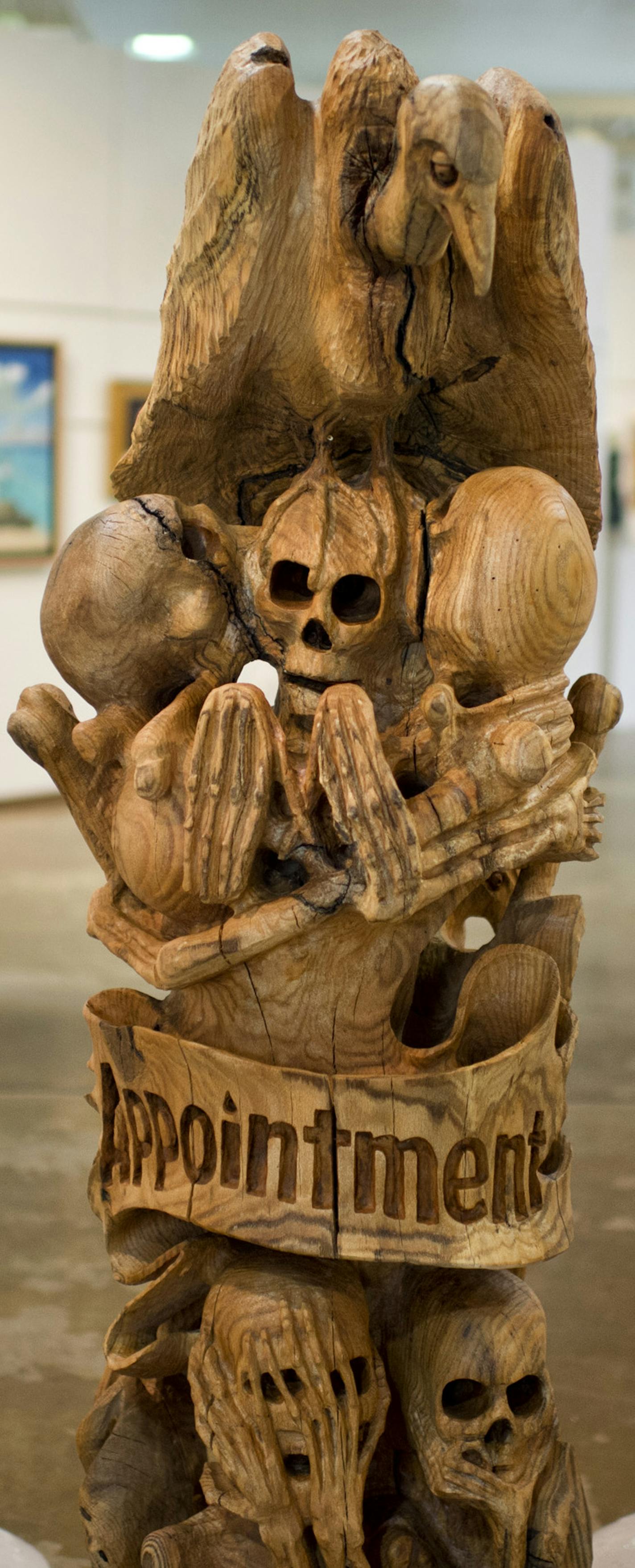 APPOINTMENT, Brent L Brager, Wod Carving Oak at the State Fair Fine Arts Center Monday, August 19, 2013 ] GLEN STUBBE * gstubbe@startribune.com