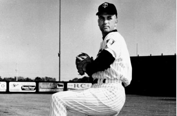 Twins pitcher Jim Perry shown in 1968