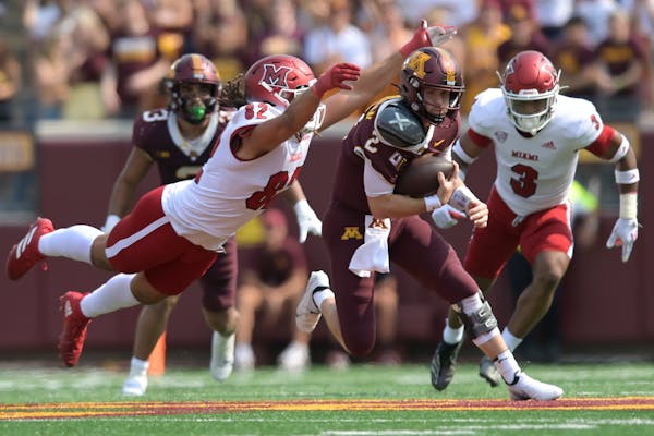 Scoggins: Gophers' one-dimensional offense not a sustainable formula
