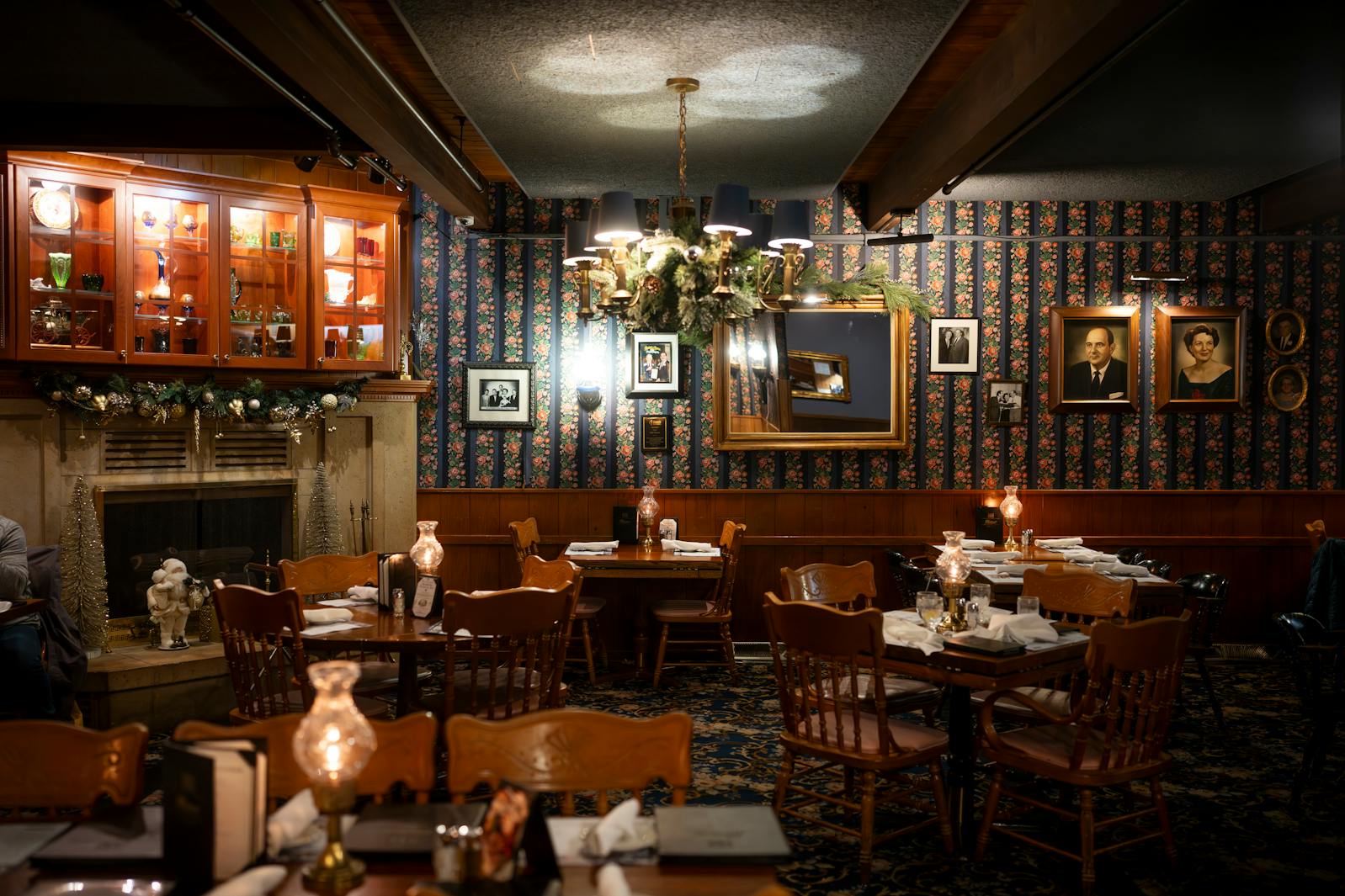 A dining room at Hubbell House in Mantorville.