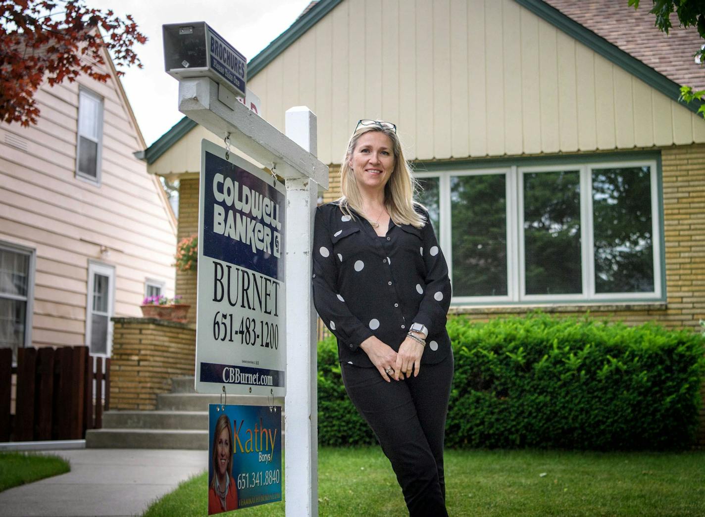 Kathy Borys was the listing agent at this home on Hayes St. NE, Minneapolis. ] GLEN STUBBE * gstubbe@startribune.com Friday, June 3, 2016 For the first time in 12 years, home sellers in the Twin Cities metro have received 100 percent of their asking price, meaning that half of all offers are for more than the asking price. Kathy Borys will meet the photog as this home that sold in the last few weeks for more than it was listed for. there is still a realtor sign in the front yard. no access to ho