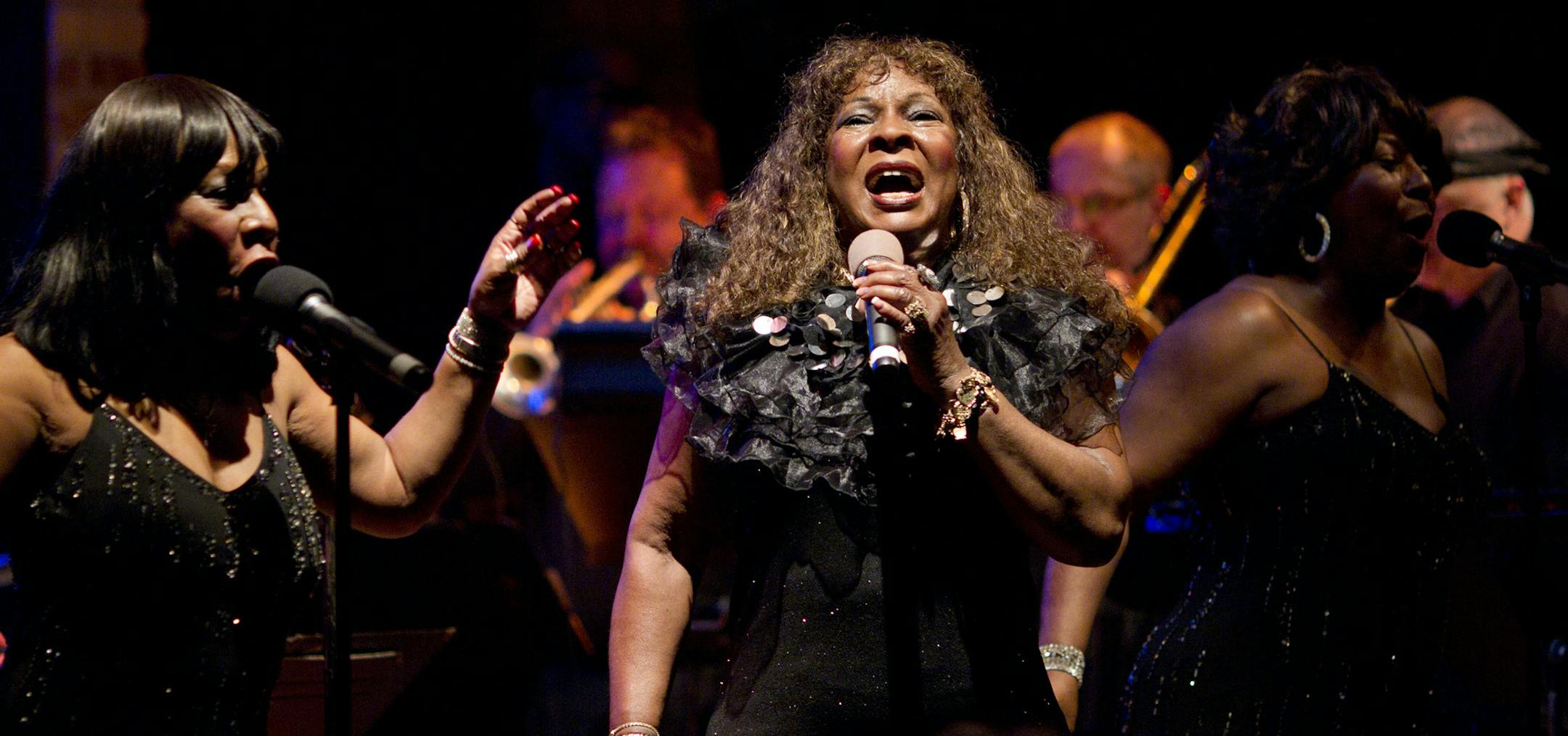 Motown legend Martha Reeves, center, and the Vandellas during the first of their two shows Wednesday night, January 11, 2011 at the Dakota Jazz Club & Restaurant in MInneapolis, Minn. ] JEFF WHEELER ‚Ä¢ jeff.wheeler@startribune.com