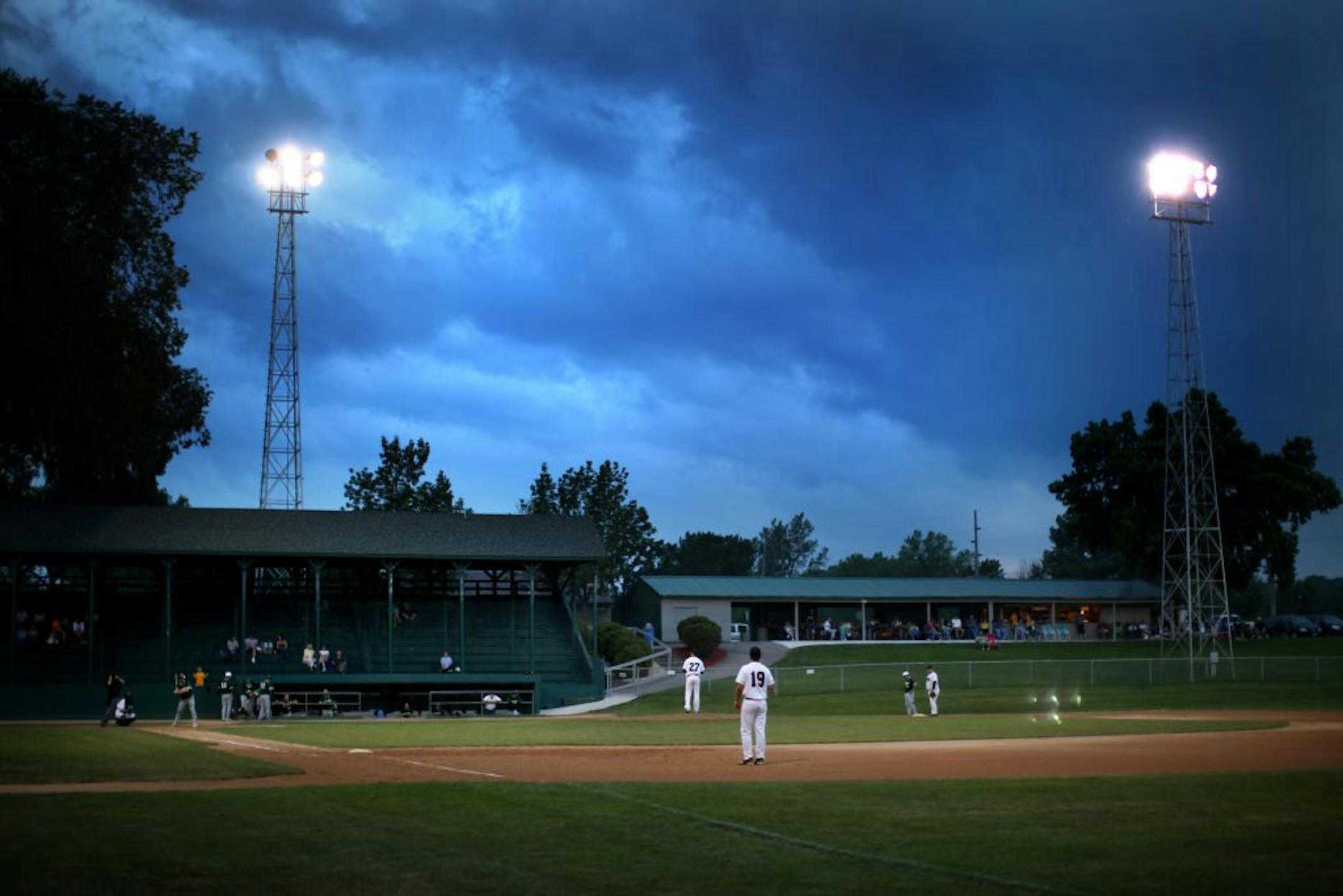 The Jordan Baseball Park is known as the "Mini Met". Built of wooden post and beam, the "mini met" has been the pride of Jordan somce the mid 30's when it was built.