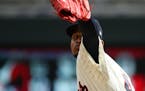 Minnesota Twins starting pitcher Ervin Santana (54) delivered a pitch in the fourth inning. ] ANTHONY SOUFFLE &#xef; anthony.souffle@startribune.com G