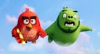 This image provided by Sony Pictures shows Red (Jason Sudeikis), left, and Leonard (Bill Hader) in Columbia Pictures and Rovio Animations' Angry Birds