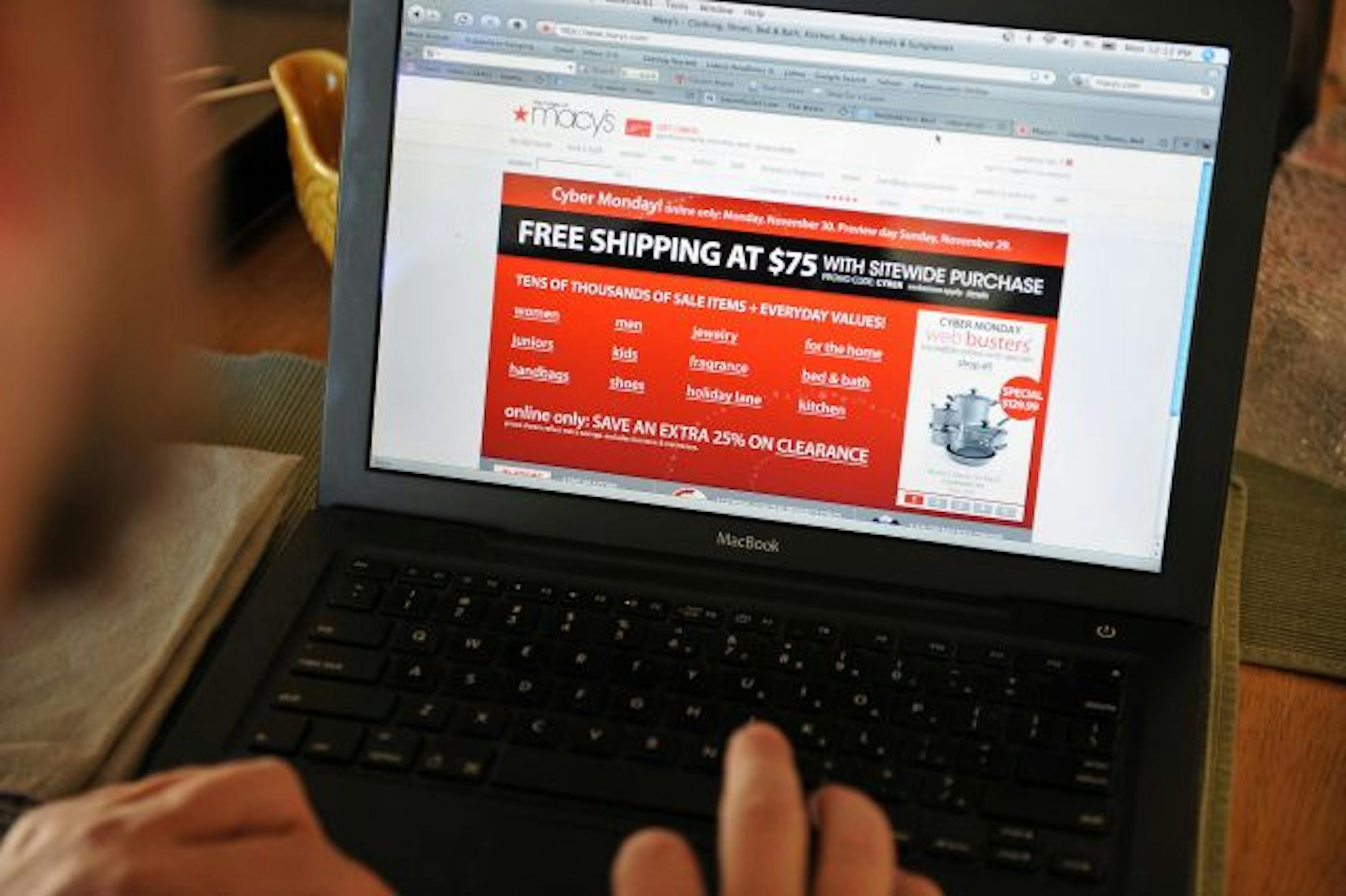 File photo of online shopping.