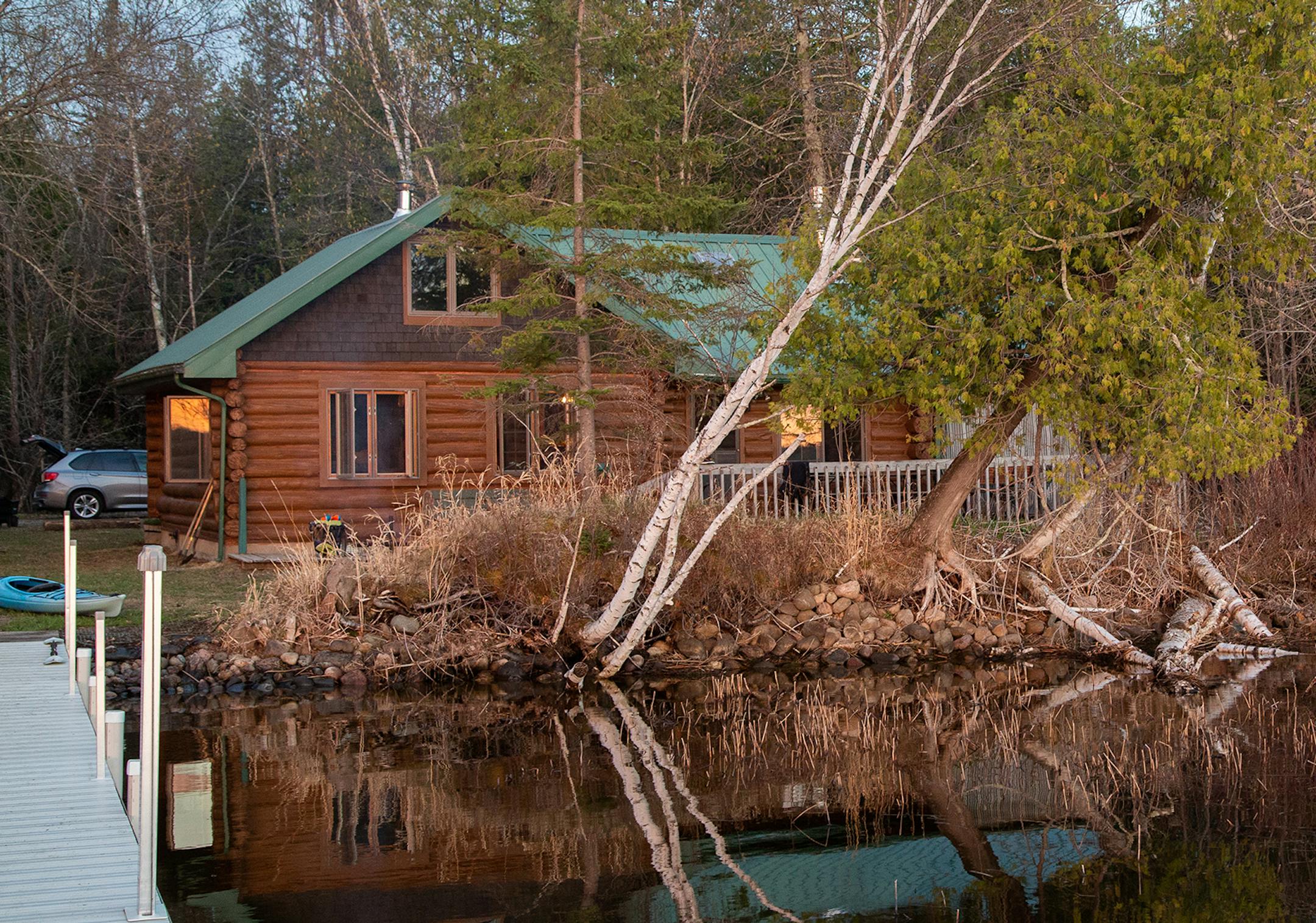 The cabin on Dam Lake has undergone a lot of updates.