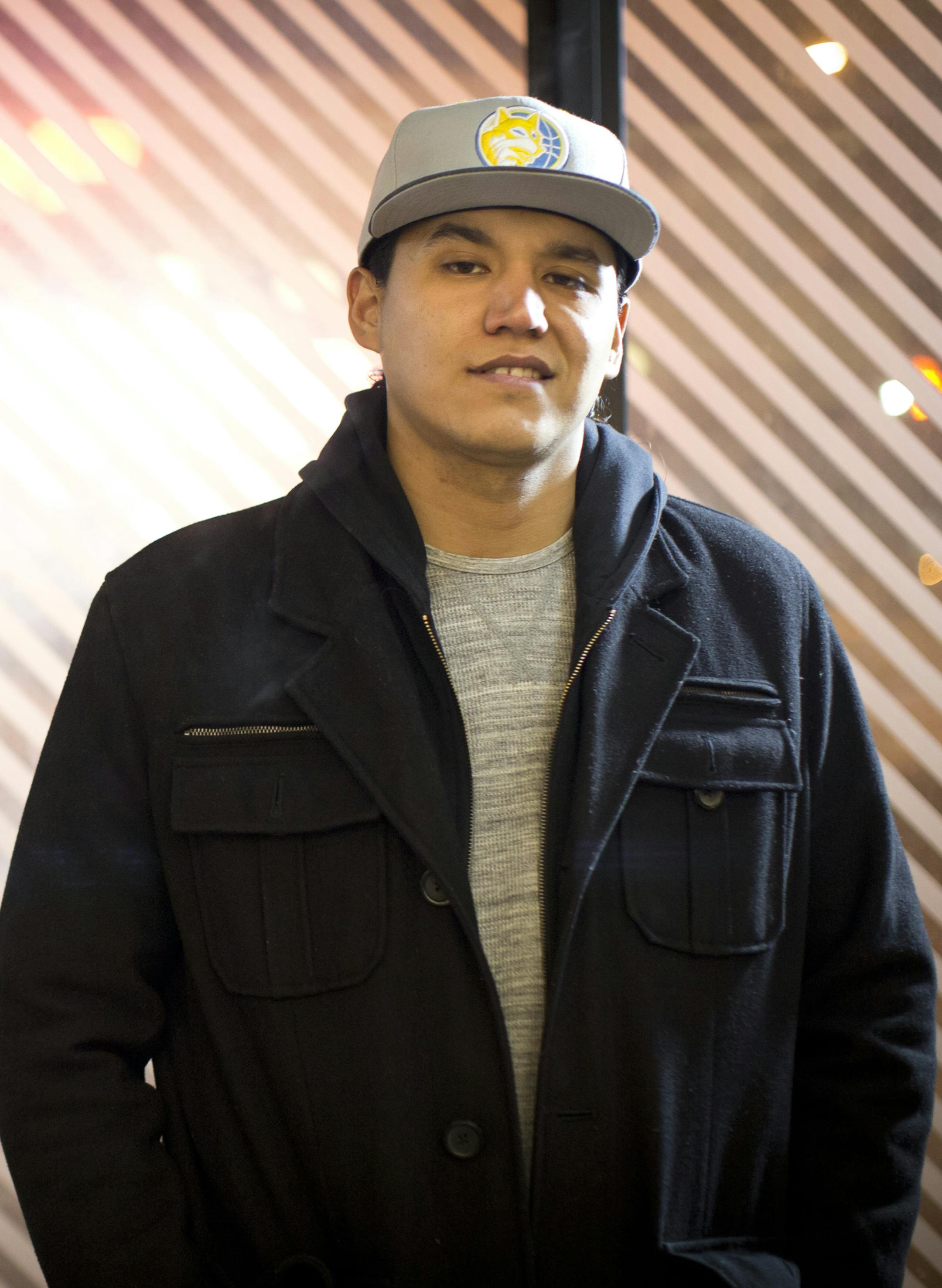 Native American rapper Tall Paul (aka Paul Wenell Jr) hosts the Cold Flows for Warm Clothes benefit Sunday at the Cedar Cultural Center.