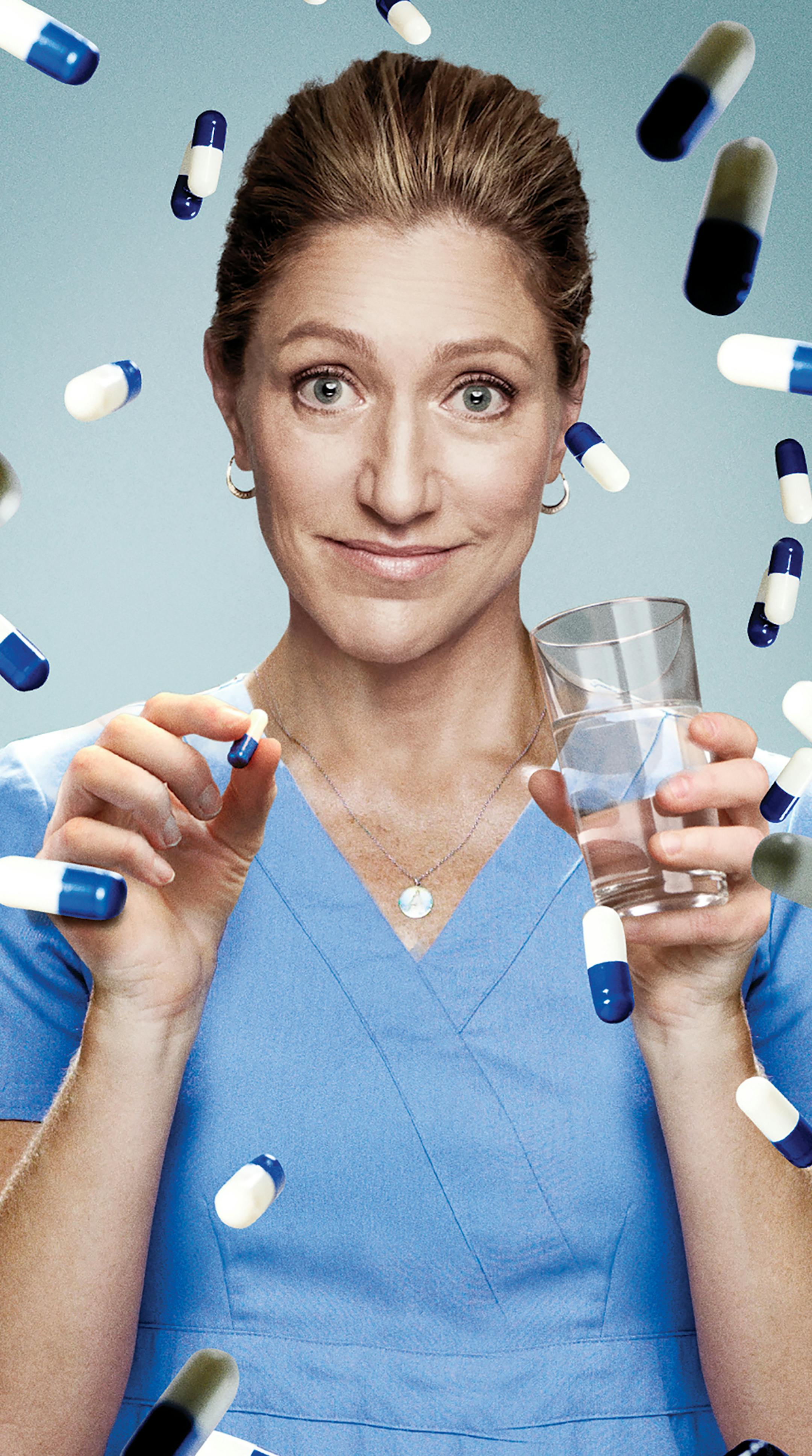 Edie Falco as Nurse Jackie Peyton in Nurse Jackie (Season 6) - Photo: Courtesy of SHOWTIME - Photo ID: nursejackie_PRART_01.R