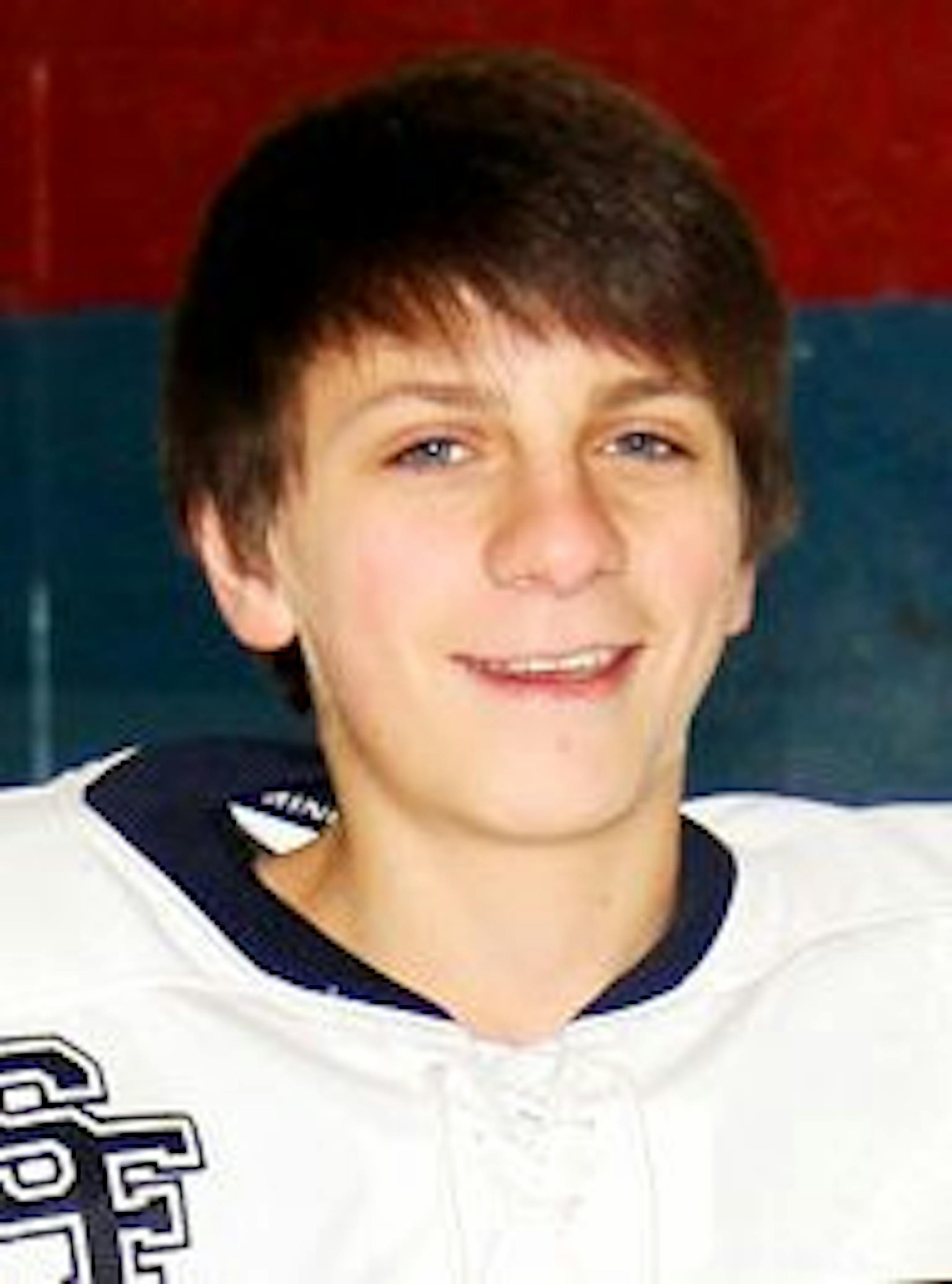 Reese Kaehler, St. Francis hockey, so., 2015-16