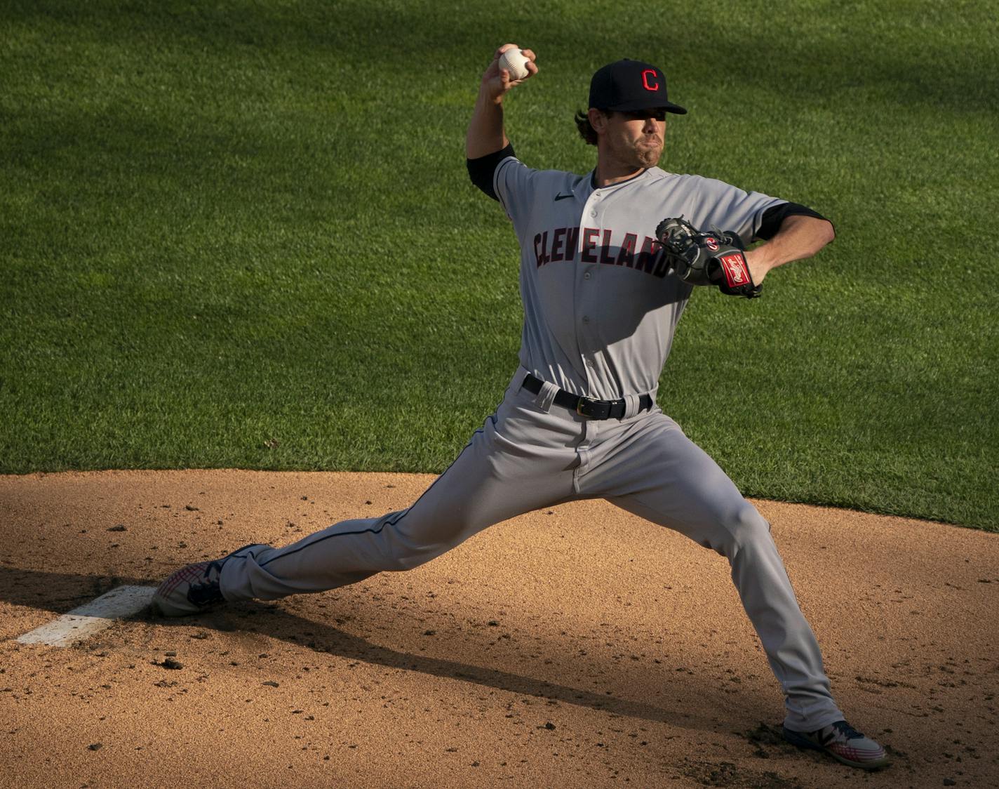 Cleveland starting pitcher Shane Bieber