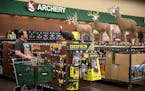Ron Maresh, of Anoka, shopped for scents Friday at Gander Mountain. Maresh is heading up to Aitkin County this weekend to hunt on his 160 acres of lan