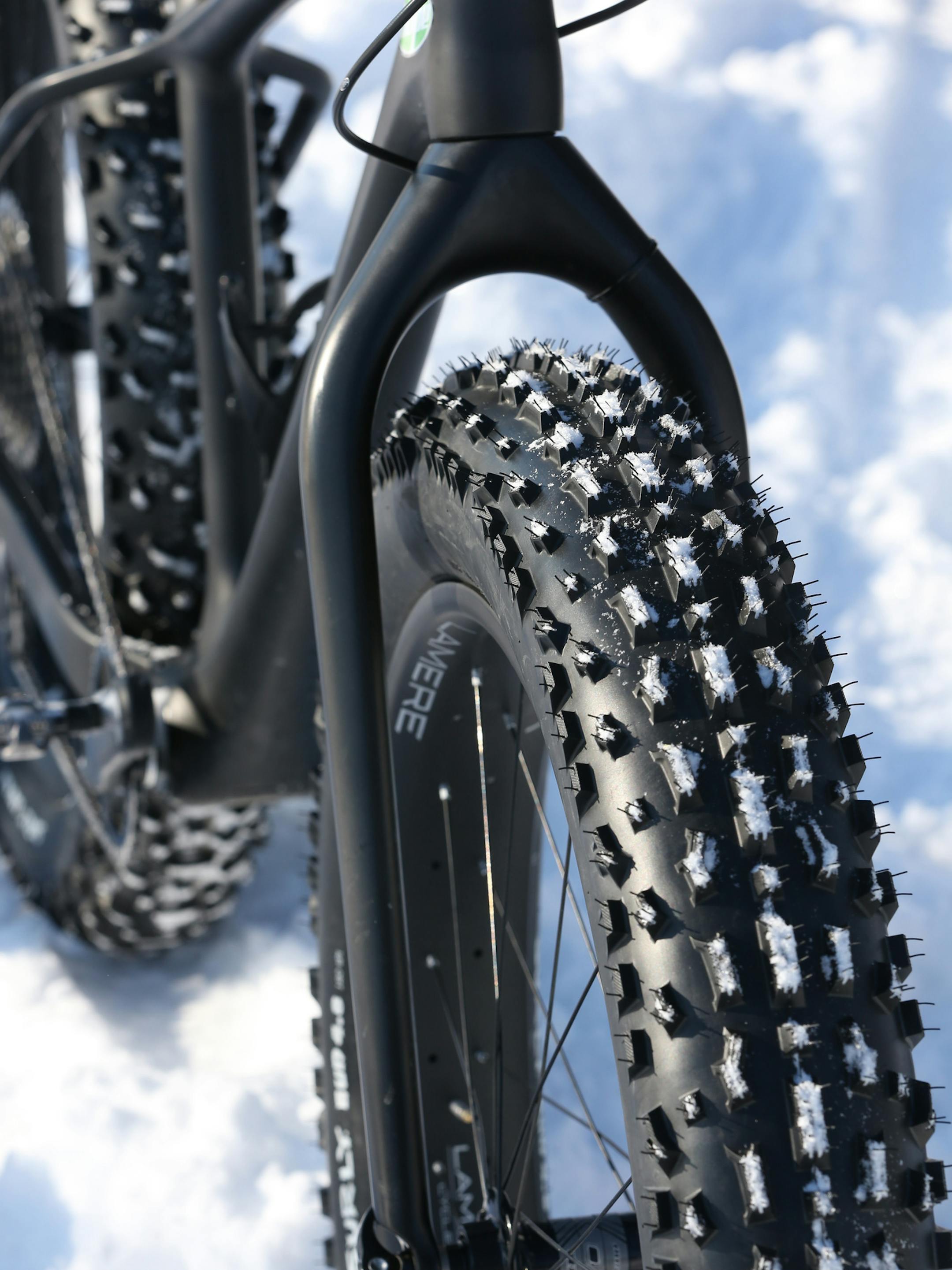 Buzzy LaMere rode his fat bike on the trails at the Murphy-Hanrehan Park Reserve on 1/18/14.] Bruce Bisping/Star Tribune bbisping@startribune.com Buzzy LaMere/source.