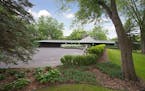 This modernist house in Minnetonka was designed by Frank Lloyd Wright Jr.
