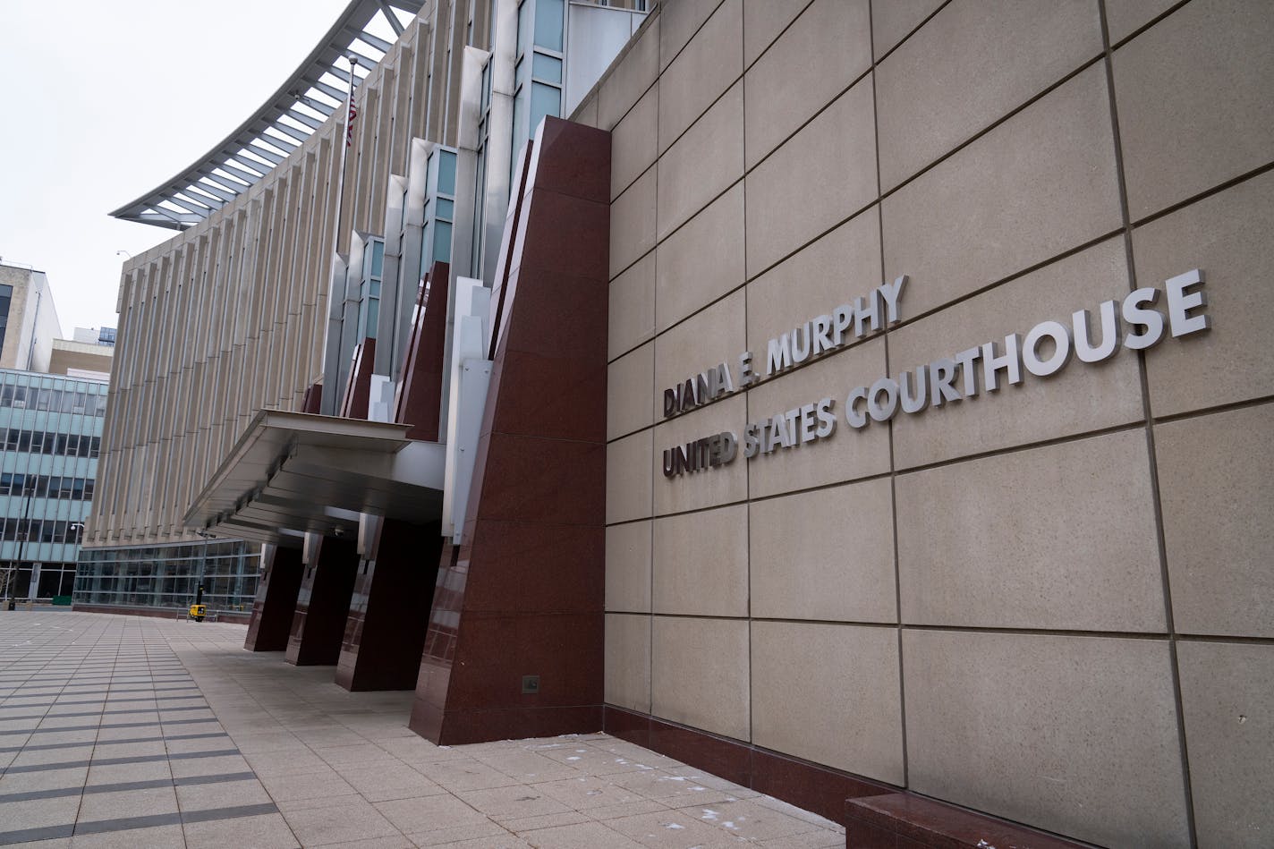 The Diana E. Murphy United States Courthouse building in downtown Minneapolis.