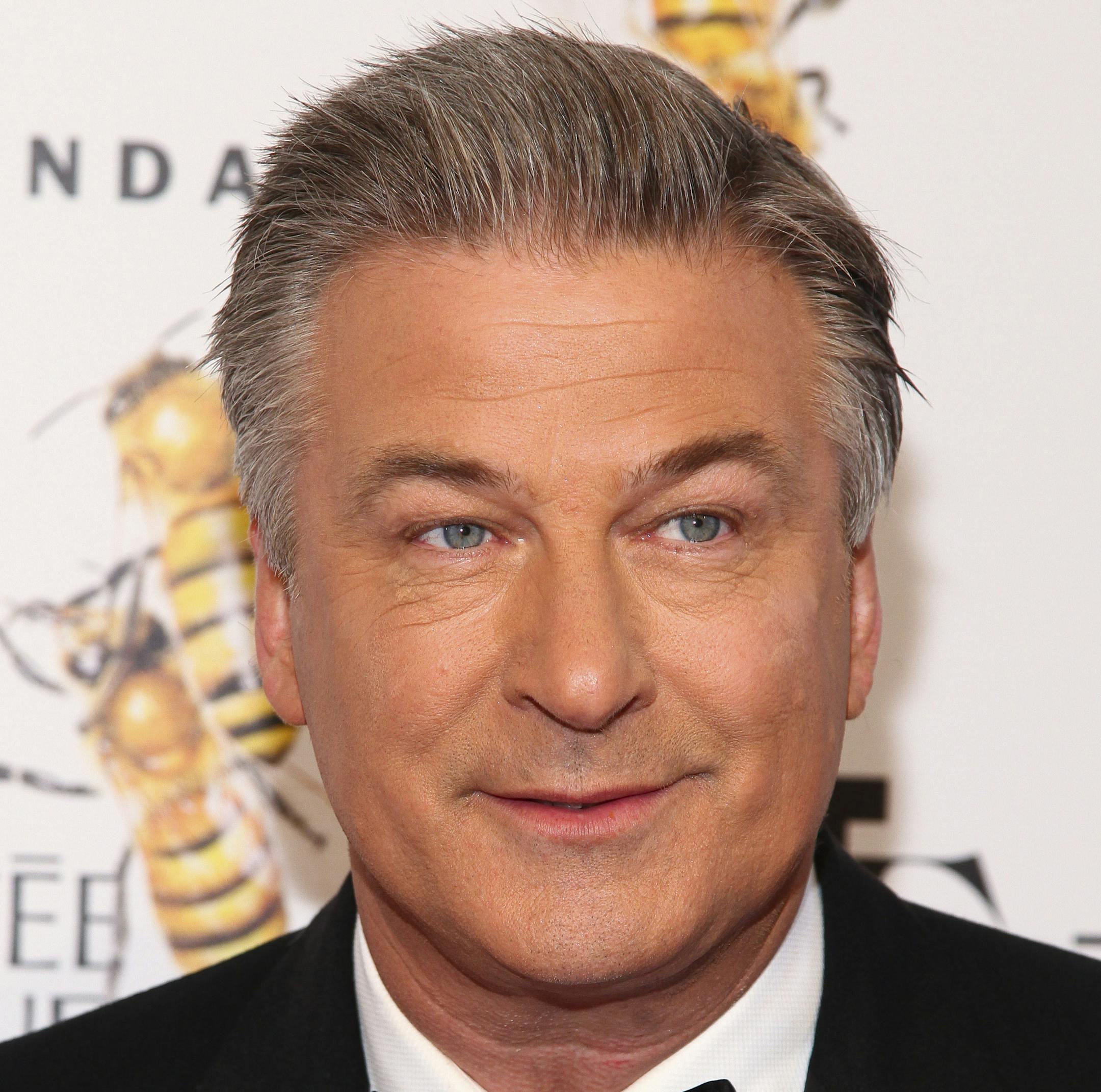 FILE - In this June 17, 2015 file photo, actor Alec Baldwin attends the Fragrance Foundation Awards at Alice Tully Hall in New York. Newsday reports that Baldwin and director Richard Linklater joined dozens who braved the chilly waters of the Atlantic Ocean at the annual East Hampton Polar Bear Plunge on Friday, Jan. 1, 2016. (Photo by Andy Kropa/Invision/AP, File)