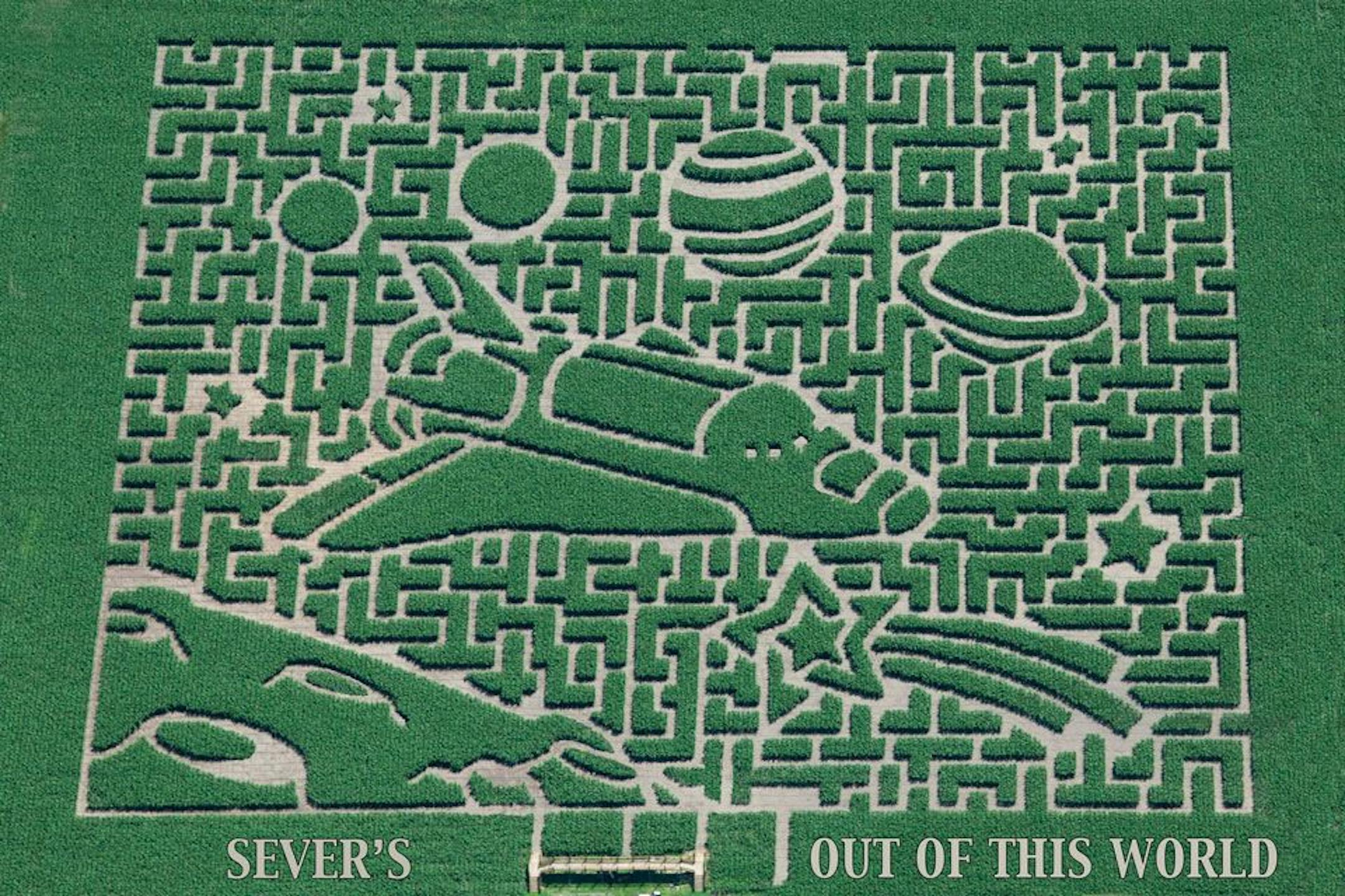 Sever's Corn Maze 2011: "Out of This World"
Provided by Sever's Corn Maze