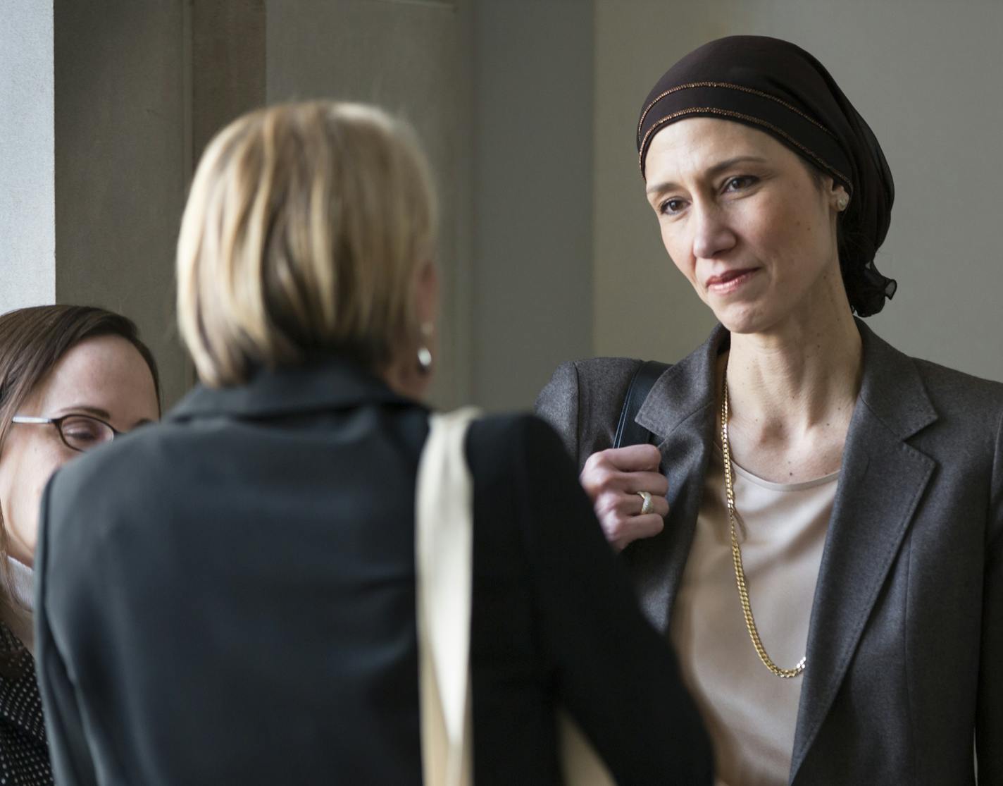 WORDE president Dr. Hedieh Mirahmadi chatted with with guests at a Washington D.C. event Countering Violent Extremism Symposium on April 6, 2016. ] RENEE JONES SCHNEIDER * reneejones@startribune.com