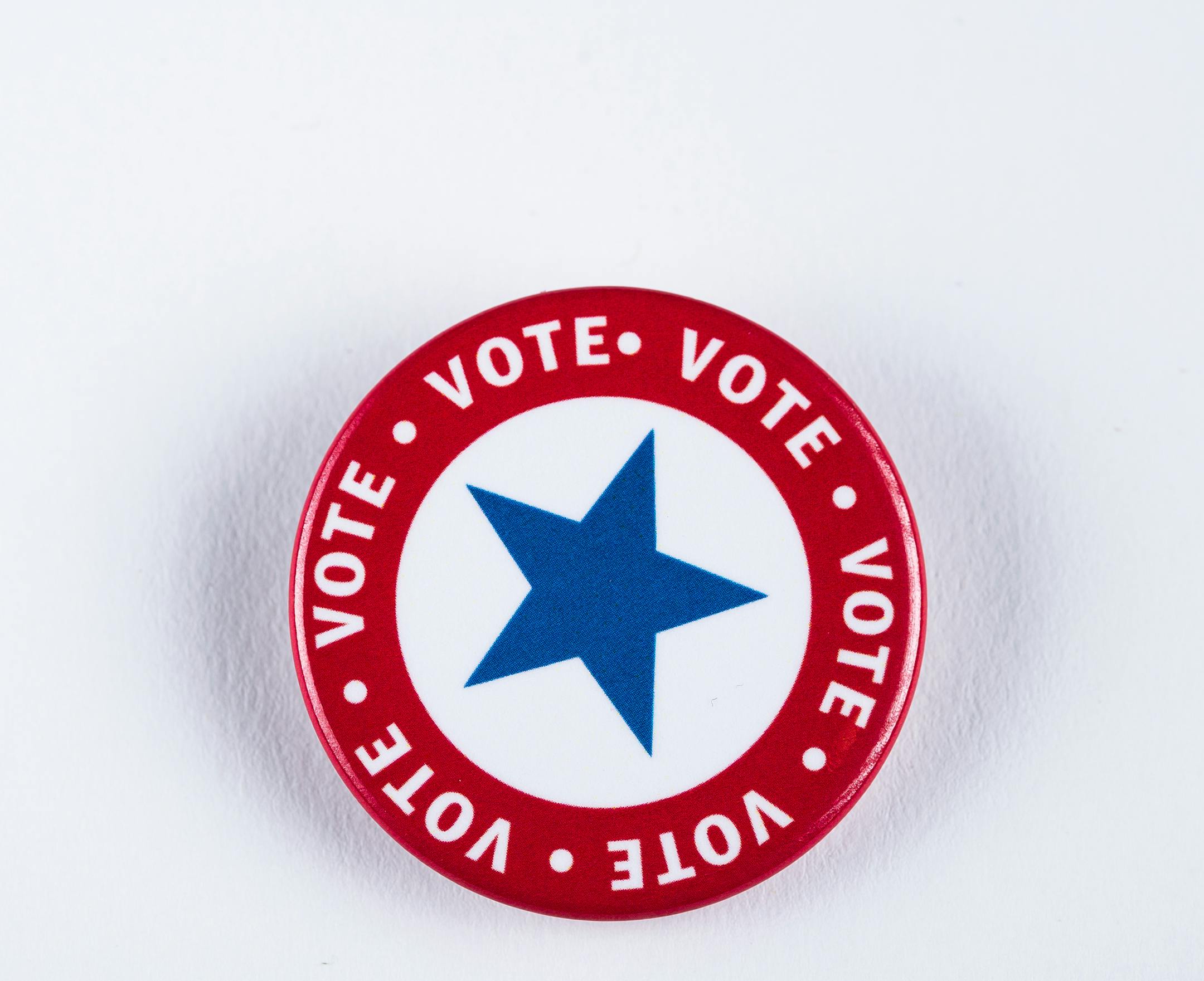 Vote Buttons. ] (AARON LAVINSKY/STAR TRIBUNE) aaron.lavinsky@startribune.com Vote Buttons.