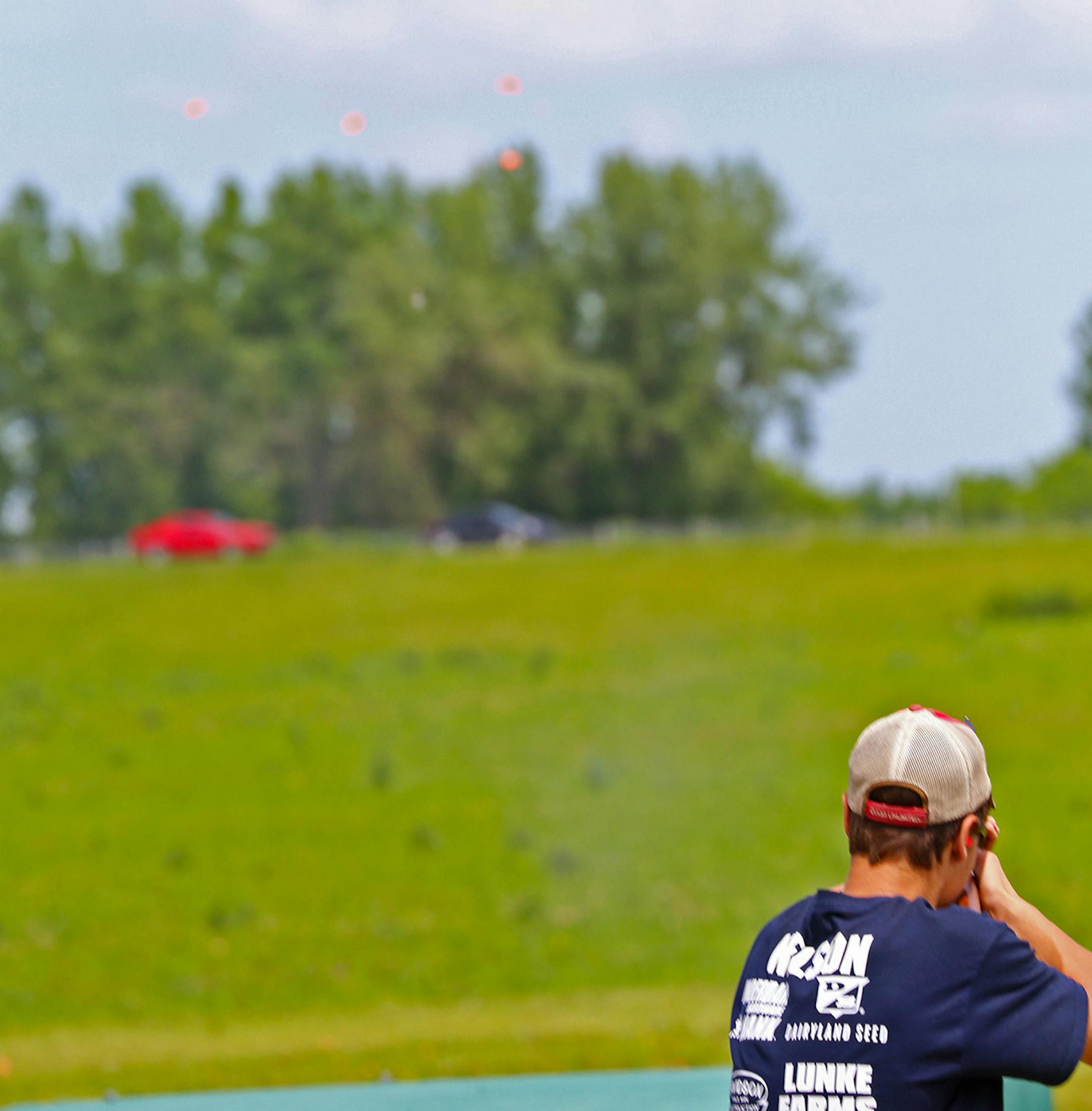 A young shooter at the state High School Trapshooting Championship broke a clay on Thursday in Alexandria, Minnesota.