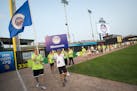 The National Senior Games' Celebration of Athletes was held at CHS Field on on July 10, 2015. ORG XMIT: MIN1507102008380005