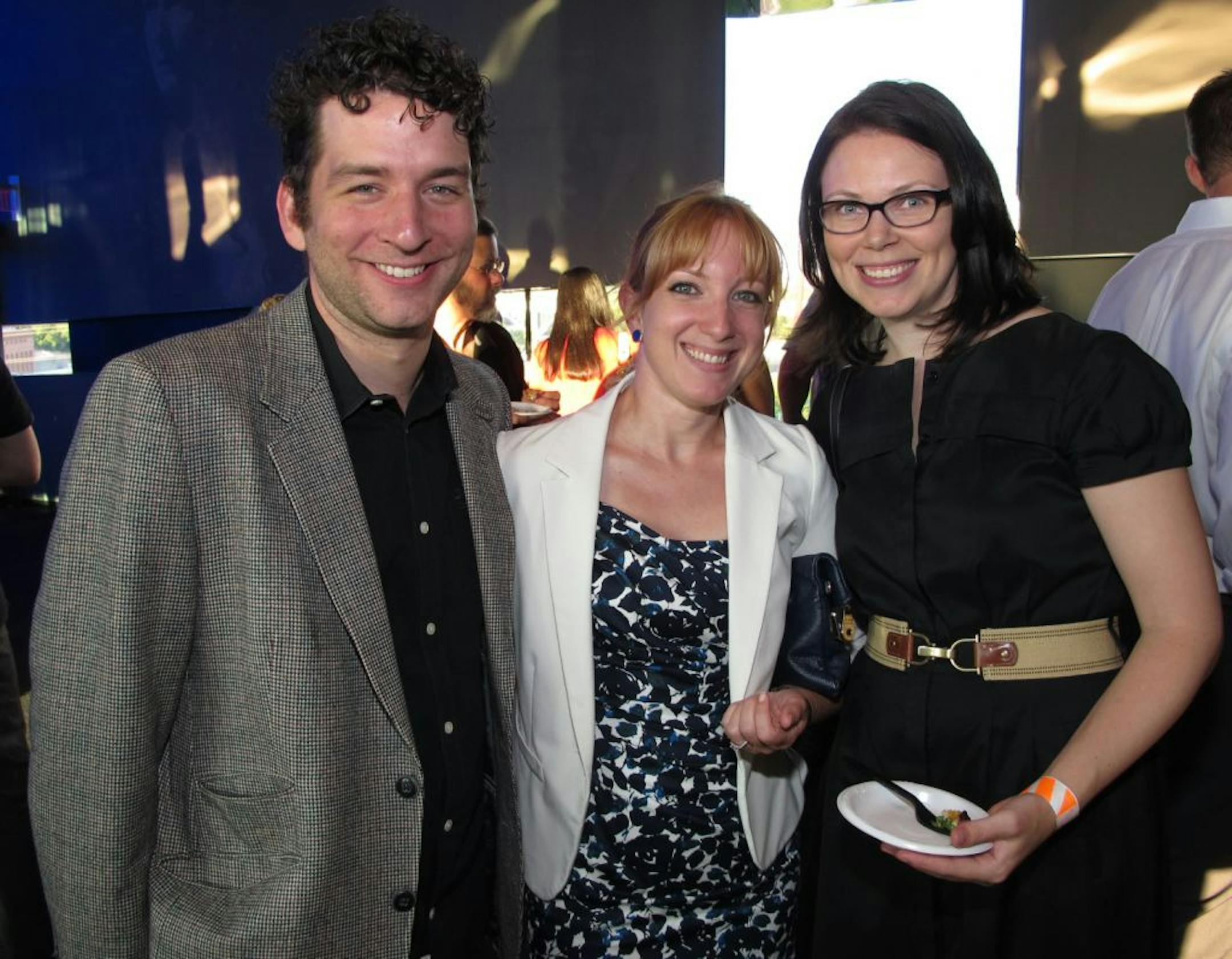 Isaac Butler, Anne Love and Cody Wolkowitz.