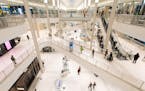 The Mall of America in Minneapolis. A suspect was arrested Friday after throwing a 5-year-old child from a third-floor balcony at the mall. (Aaron Lav